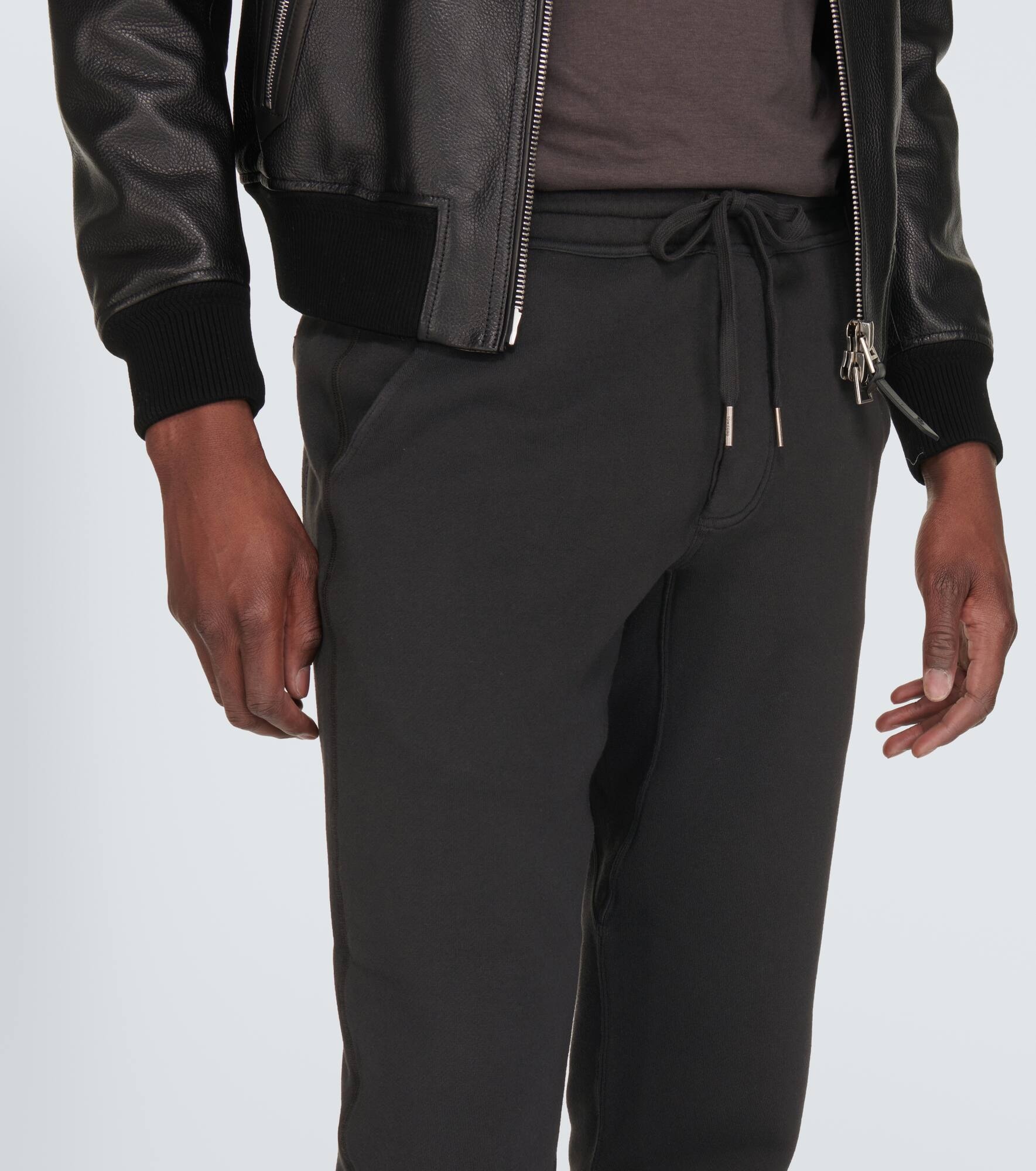 Cotton jersey sweatpants - 5