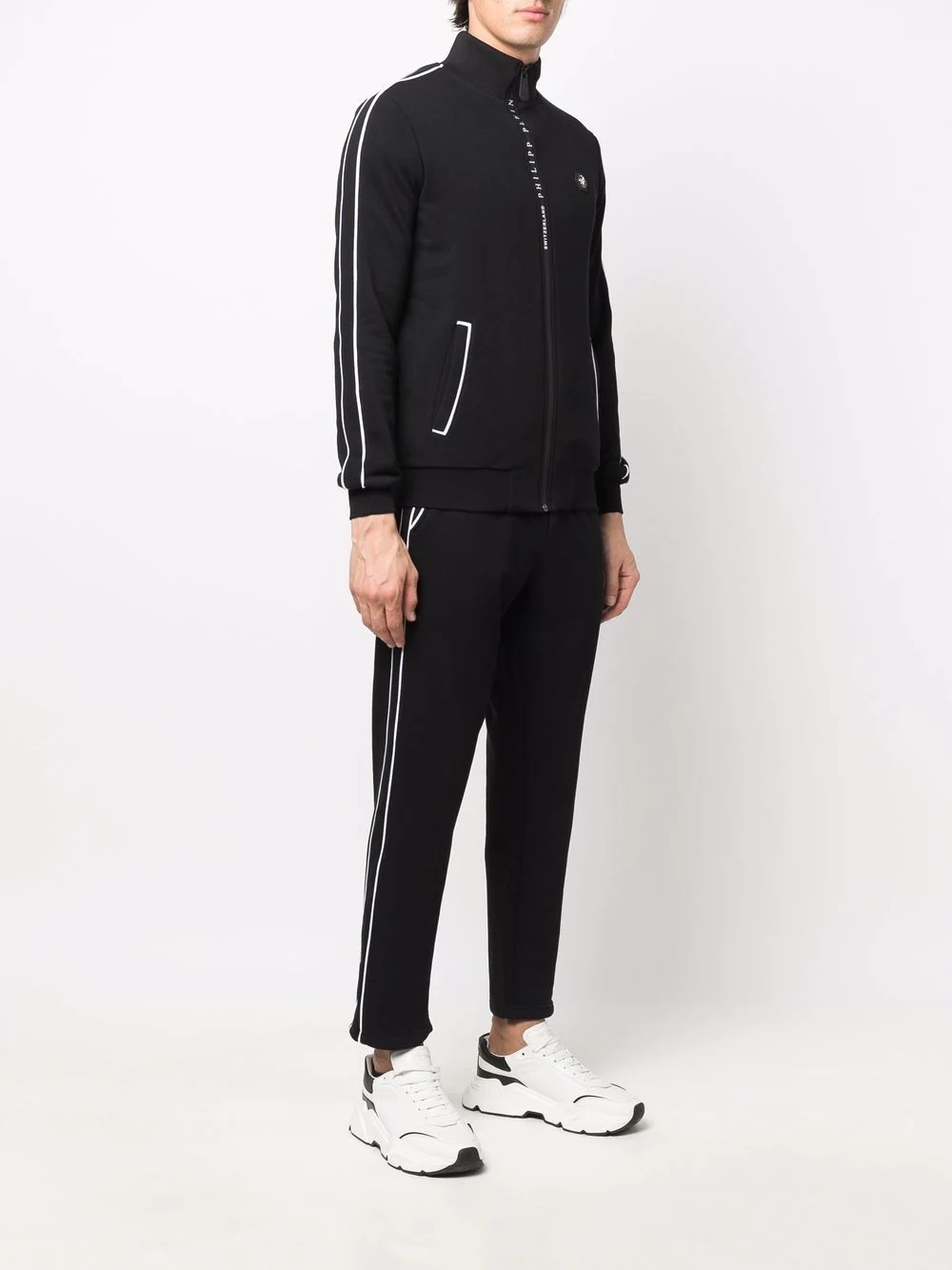 embroidered-logo tracksuit set - 3