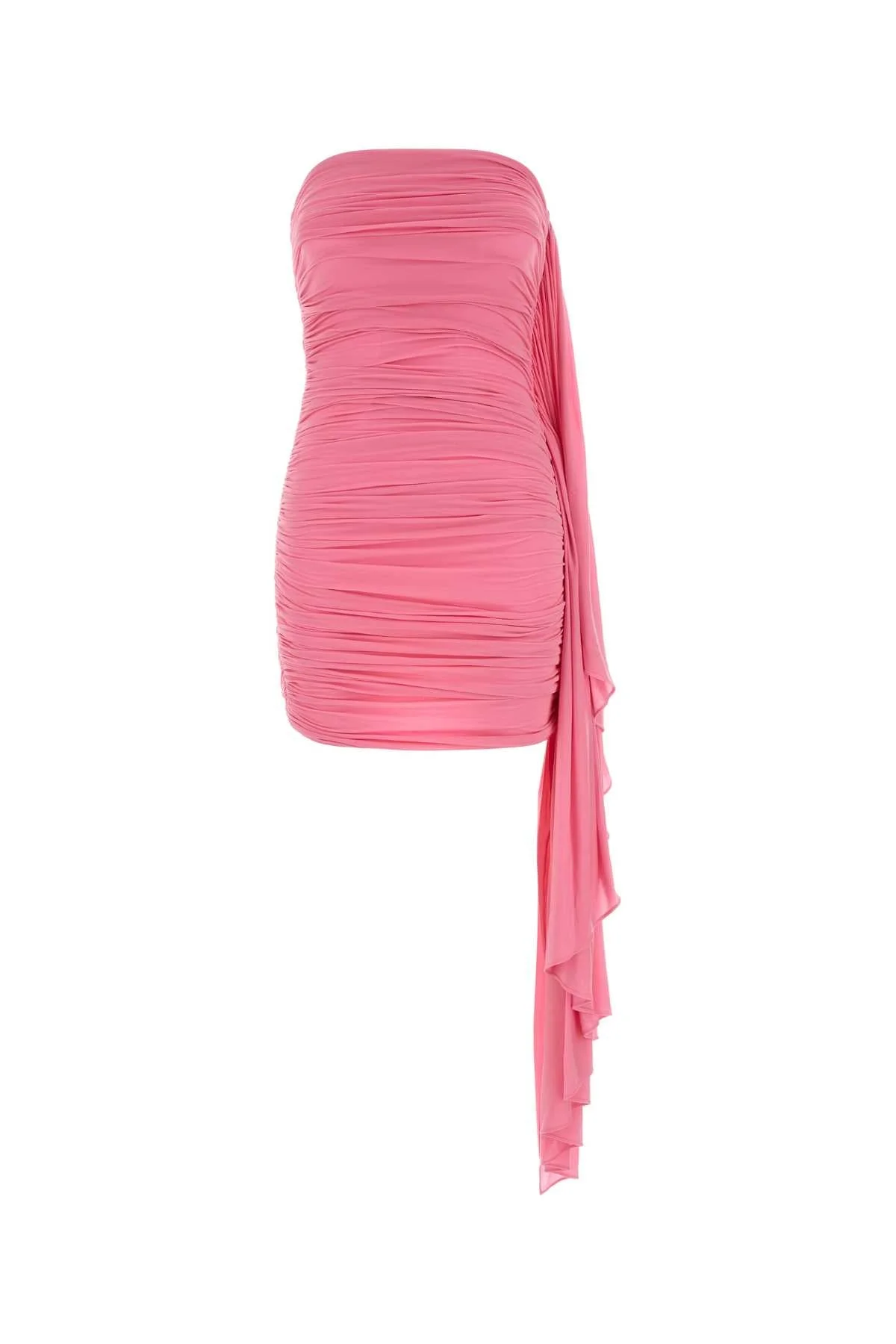 alexander wang dress pink Alexander Wang Alexander Wang Ruched Dress Pink - 8307335594123