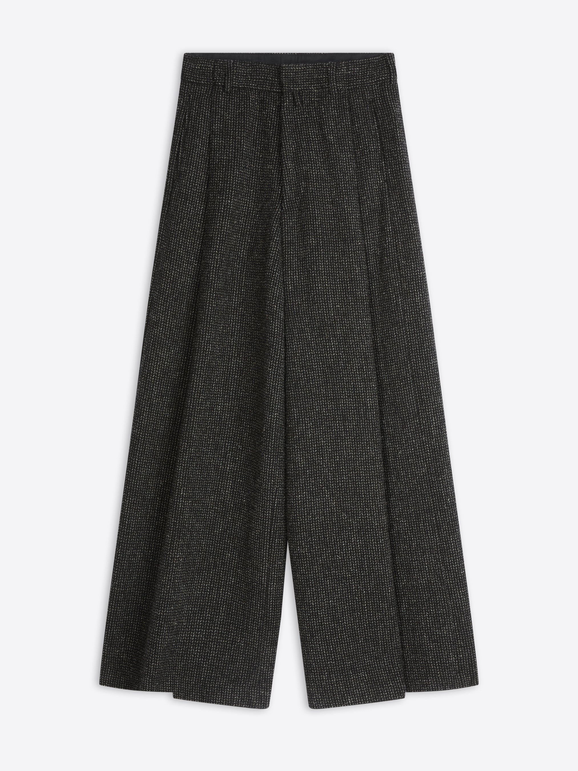 WIDE PLEATED PANTS - 1