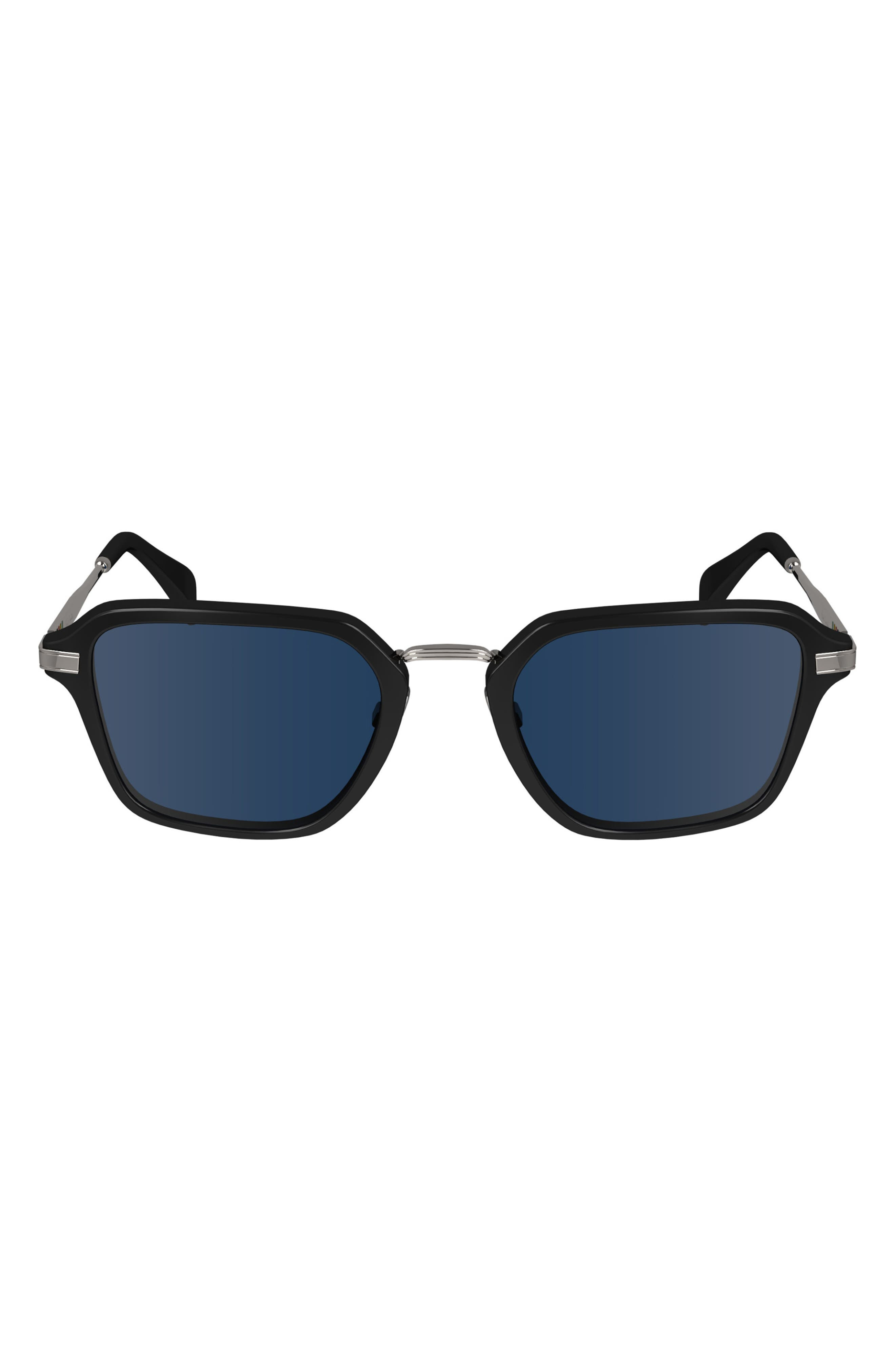 Paul Smith Kramer 52mm Rectangular Sunglasses in Black at Nordstrom - 1