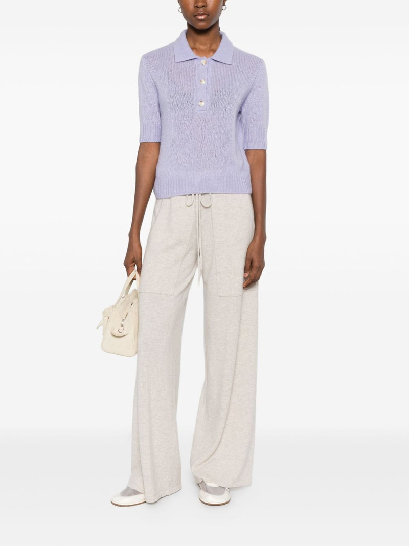 LISA YANG Masy buttoned polo top outlook