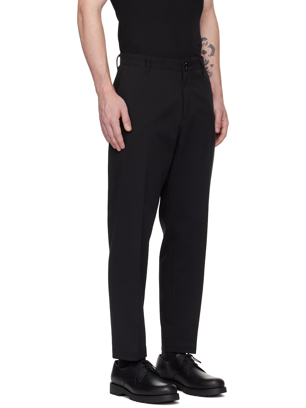 Black Ankle Trousers - 2