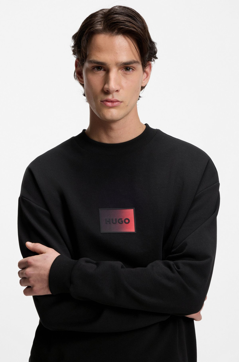 GRADIENT-LOGO SWEATSHIRT IN COTTON TERRY 3