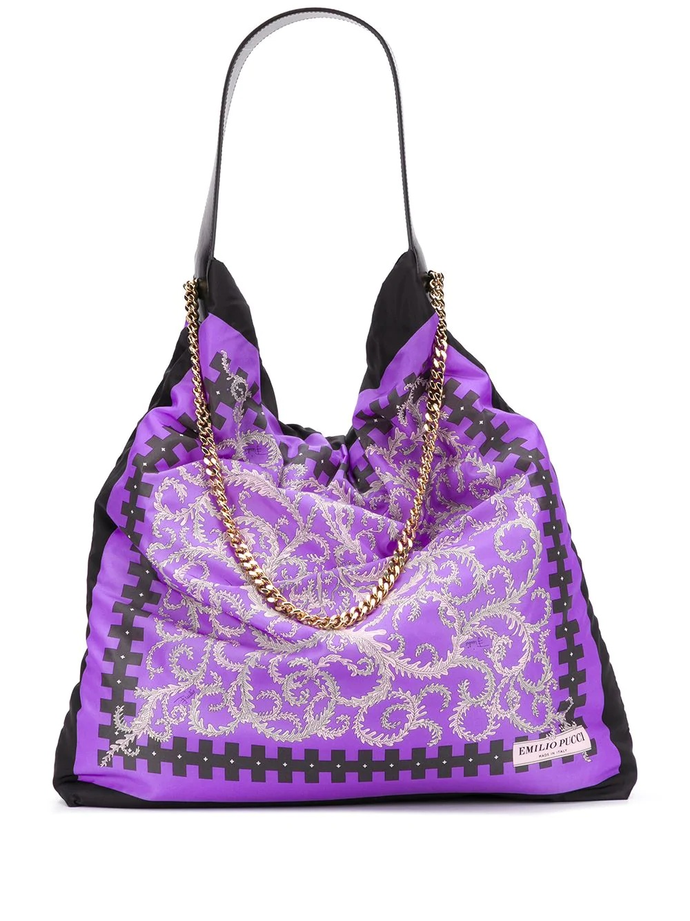 x Koché Selva-print shoulder bag - 1