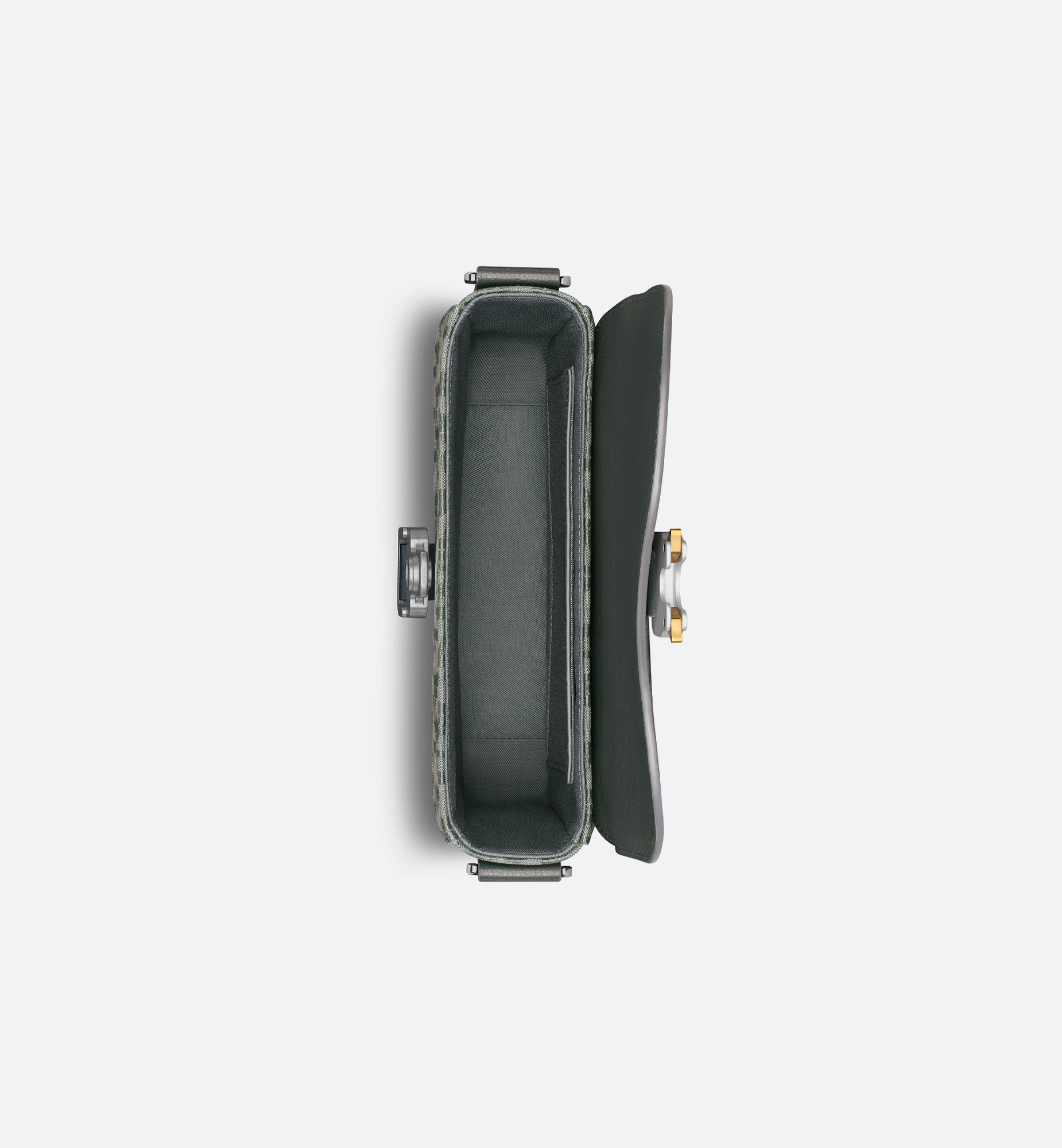 Small Saddle Messenger Bag with Flap - 5