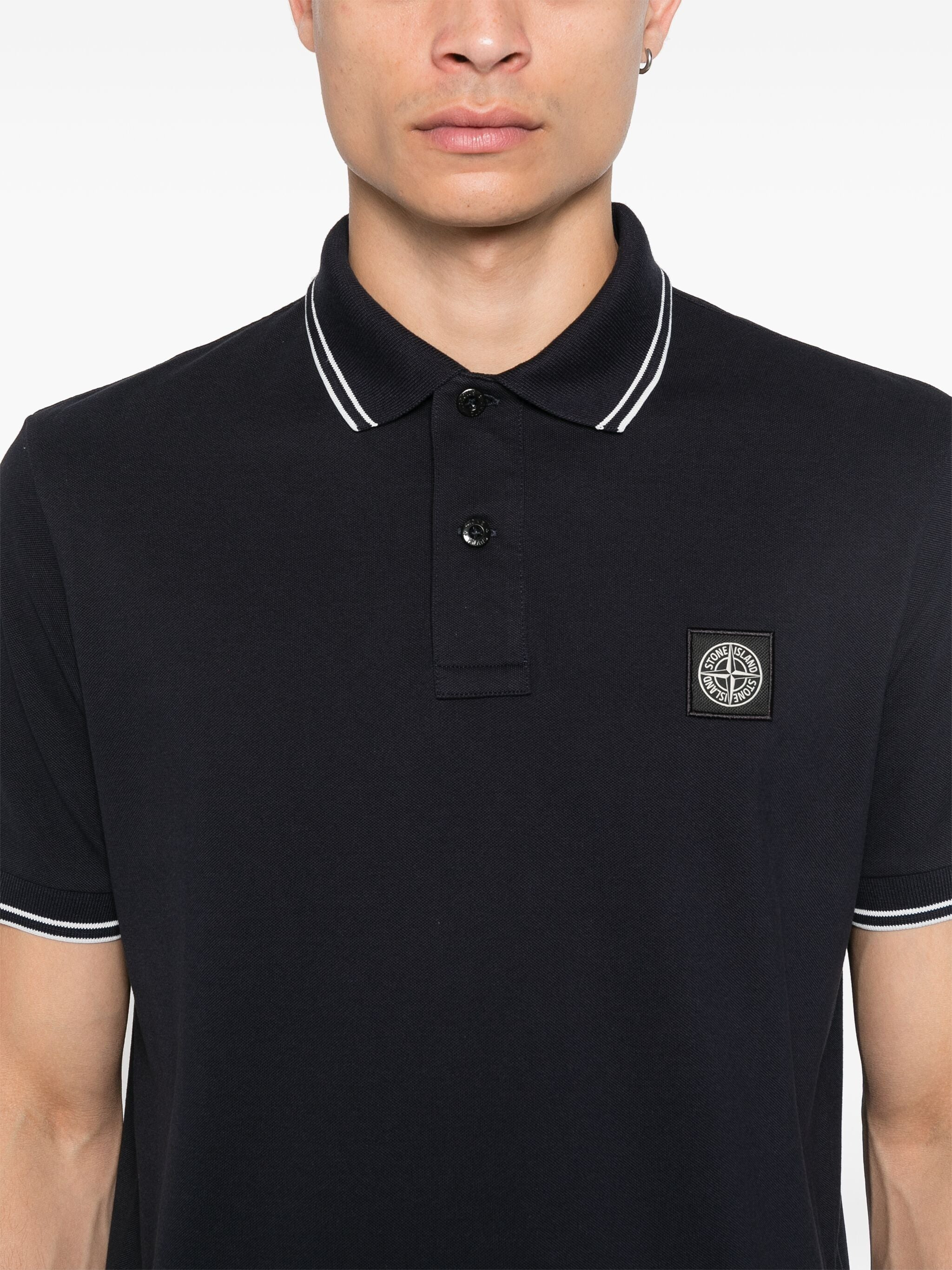 Stone Island Men Polo Slim Fit Short Sleeves - 5