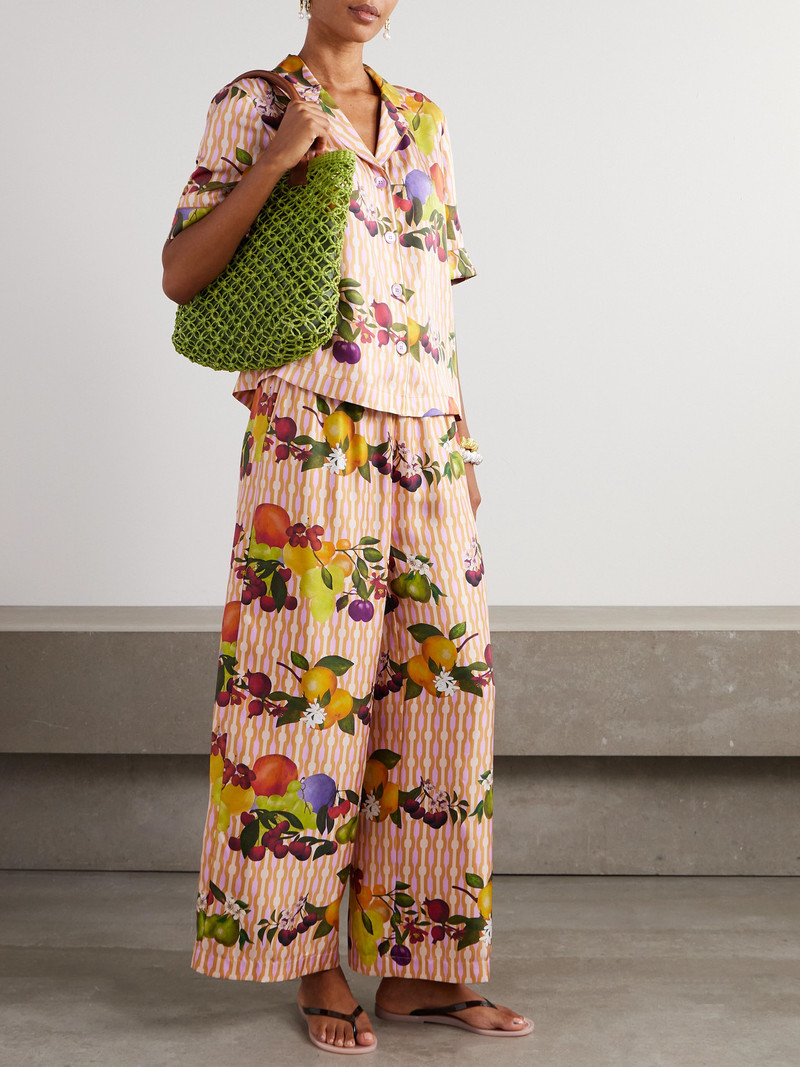 ERES Cannelle Printed Silk-twill Wide-leg Pants outlook