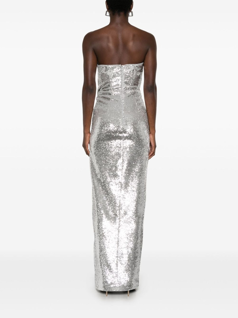 sequin buckle gown 4