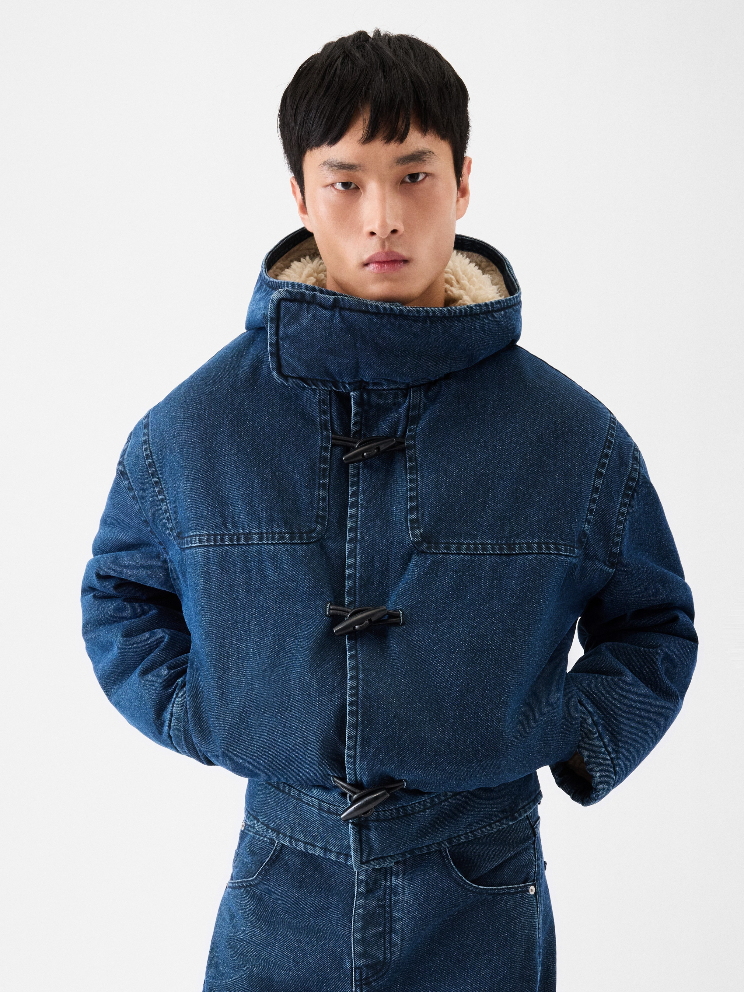 The de-Nîmes denim duffle coat - 3