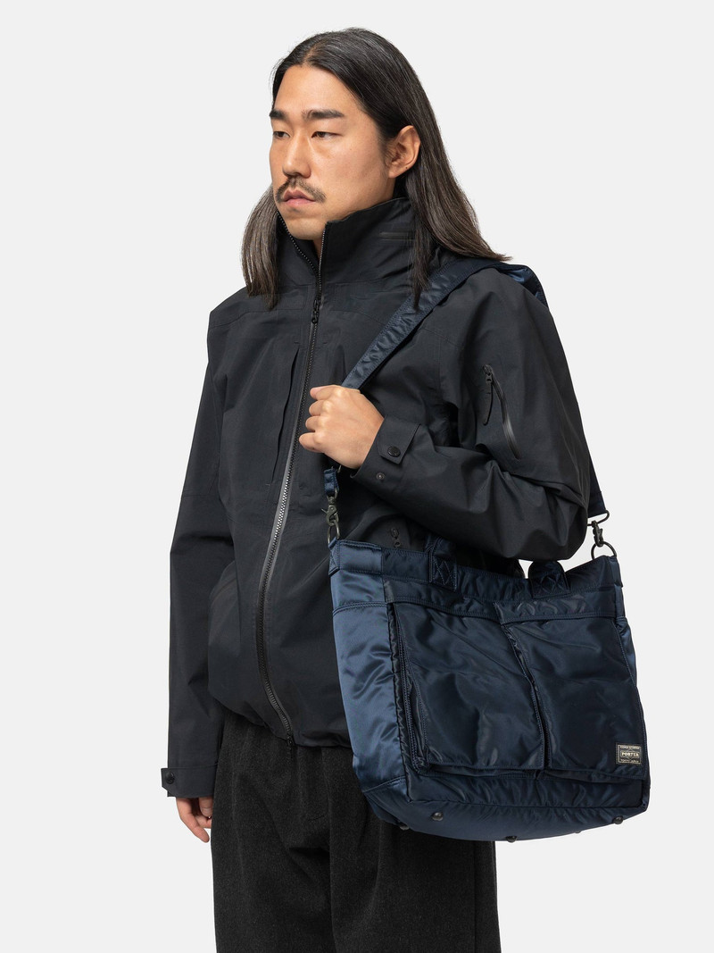 PORTER TANKER Tote Bag (L) Iron Blue outlook