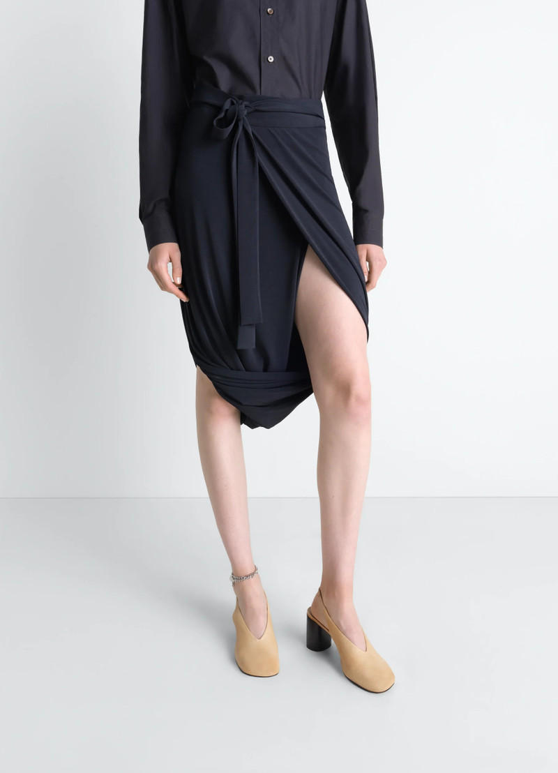 SOFT WRAP SKIRT IN VISCOSE CREPE JERSEY 5