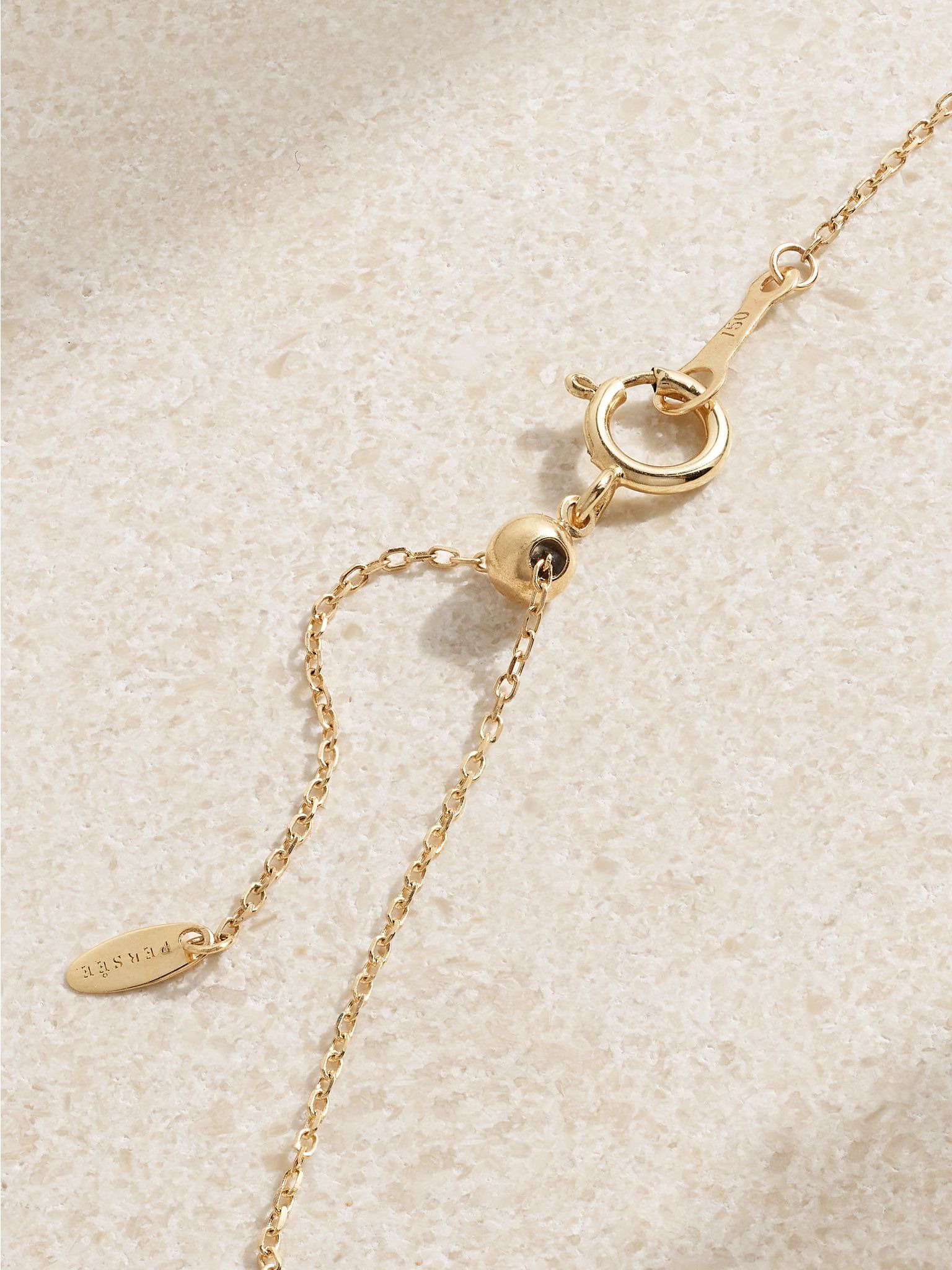 Hand of Fatima 18-karat gold diamond bracelet Gold - 3