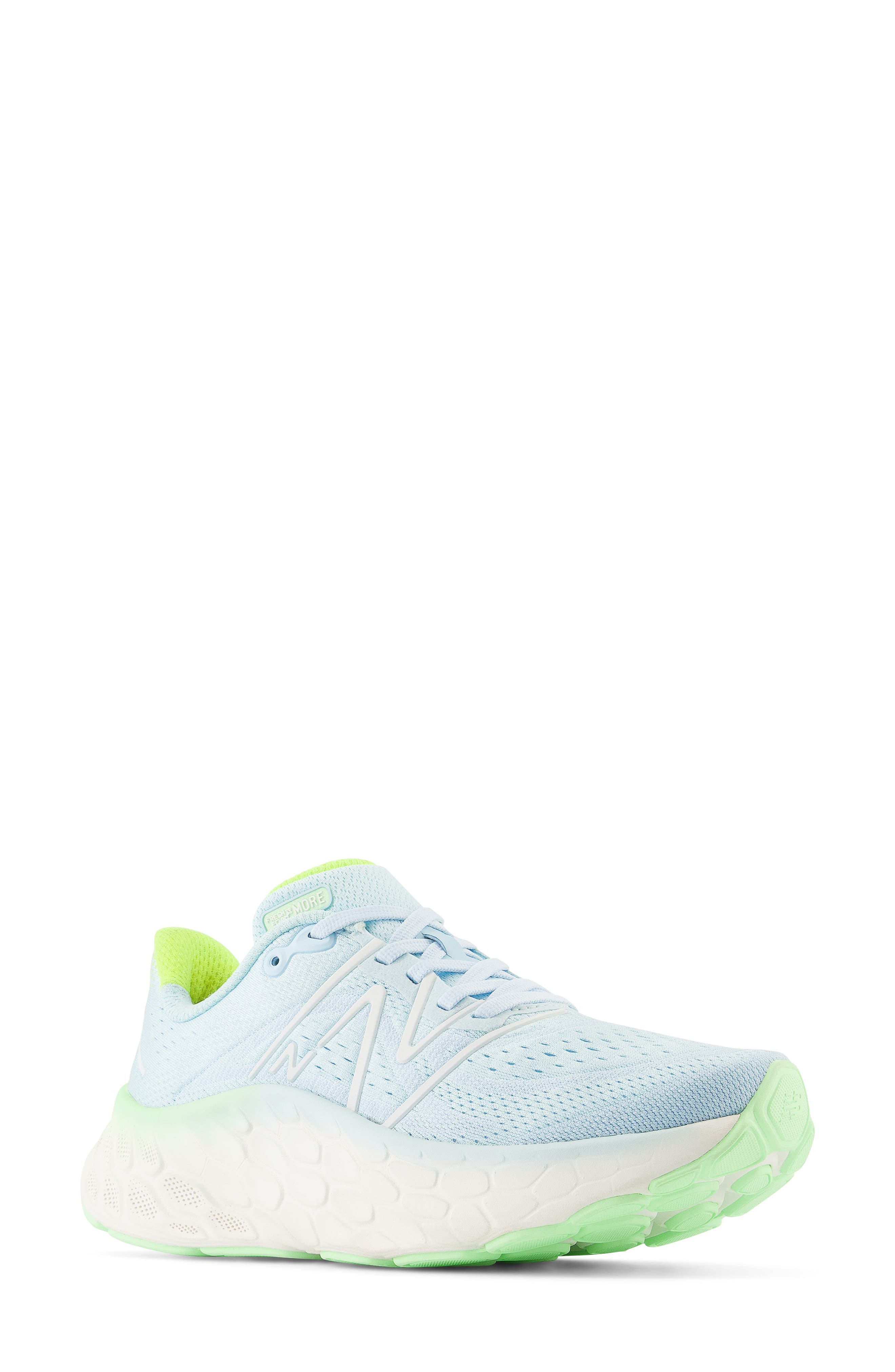 New Balance Fresh Foam MOR Running Shoe in Blue/Green Aura at Nordstrom - 1
