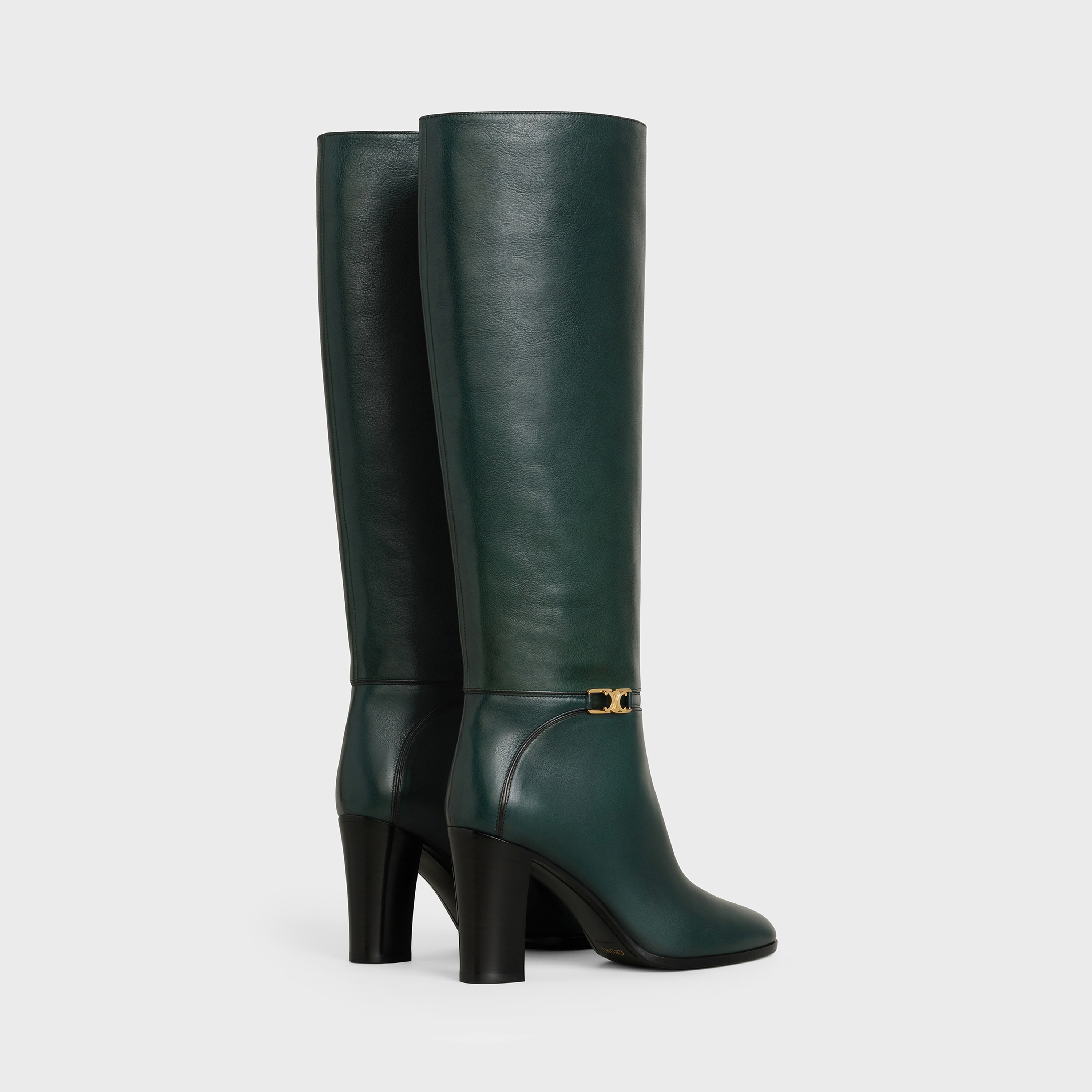 ショートブーツ・ブーティ CELINE | CLAUDE ANKLE BOOT IN CALFSKIN 336543190C.38NO Céline Celine Claude Ankle Boot Black Leather Pony-style