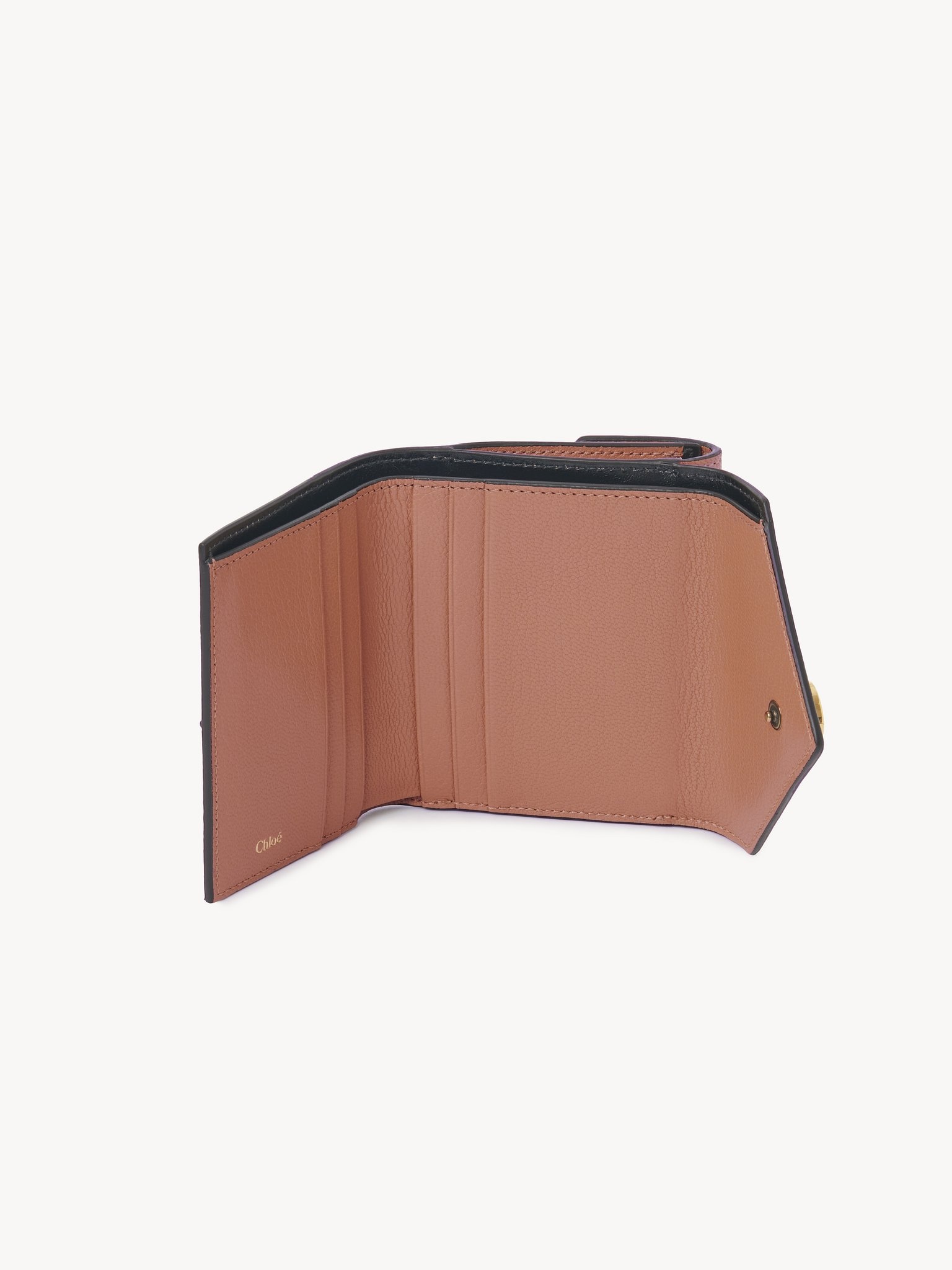 SMALL ENVELOPE TRI-FOLD IN GRAINED LEATHER - 3