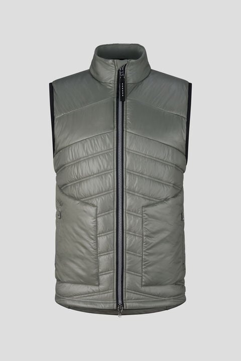 Jay Quilted waistcoat in Sage green - 1