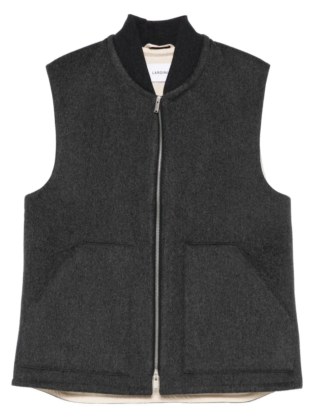 baseball-collar gilet - 1