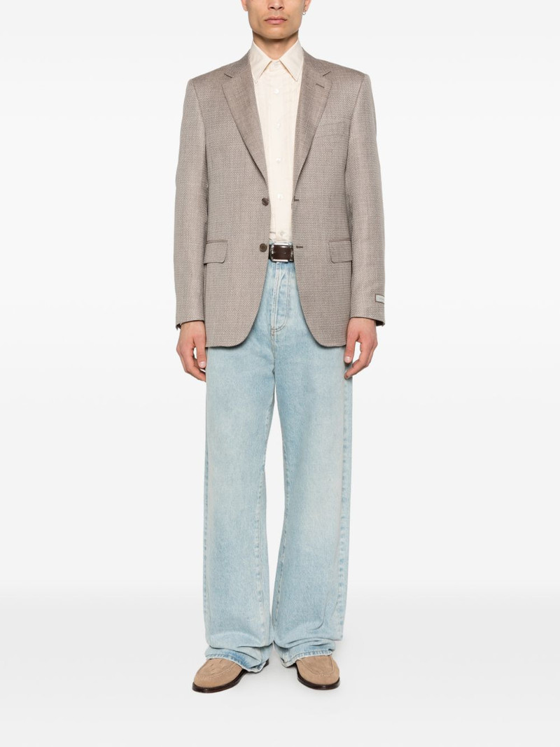 Canali textured blazer outlook