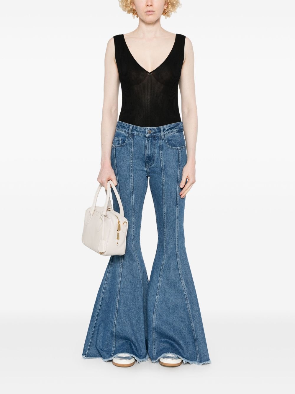 V-neck bodysuit - 2