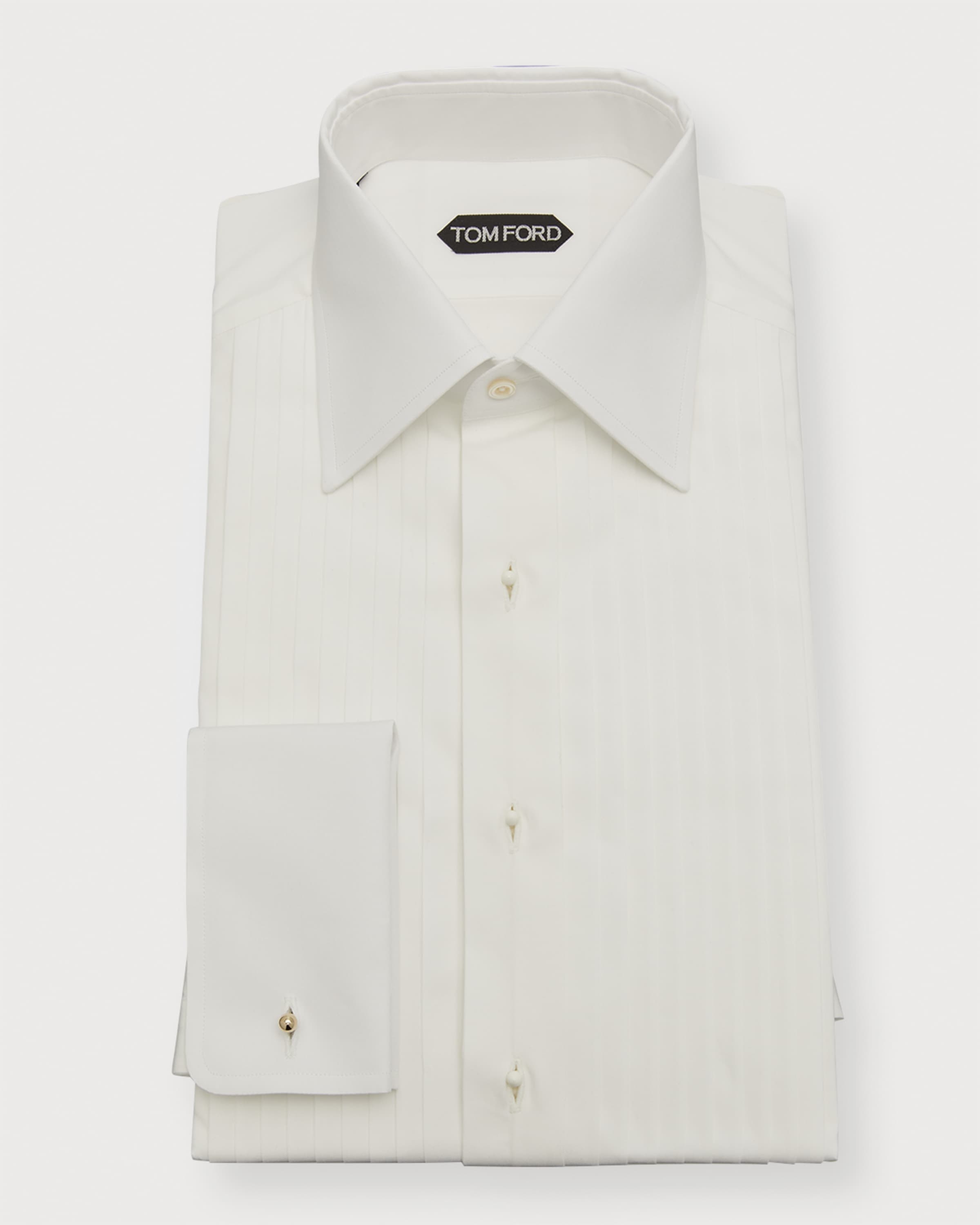 Men's Plisse Formal Dress Shirt - 1