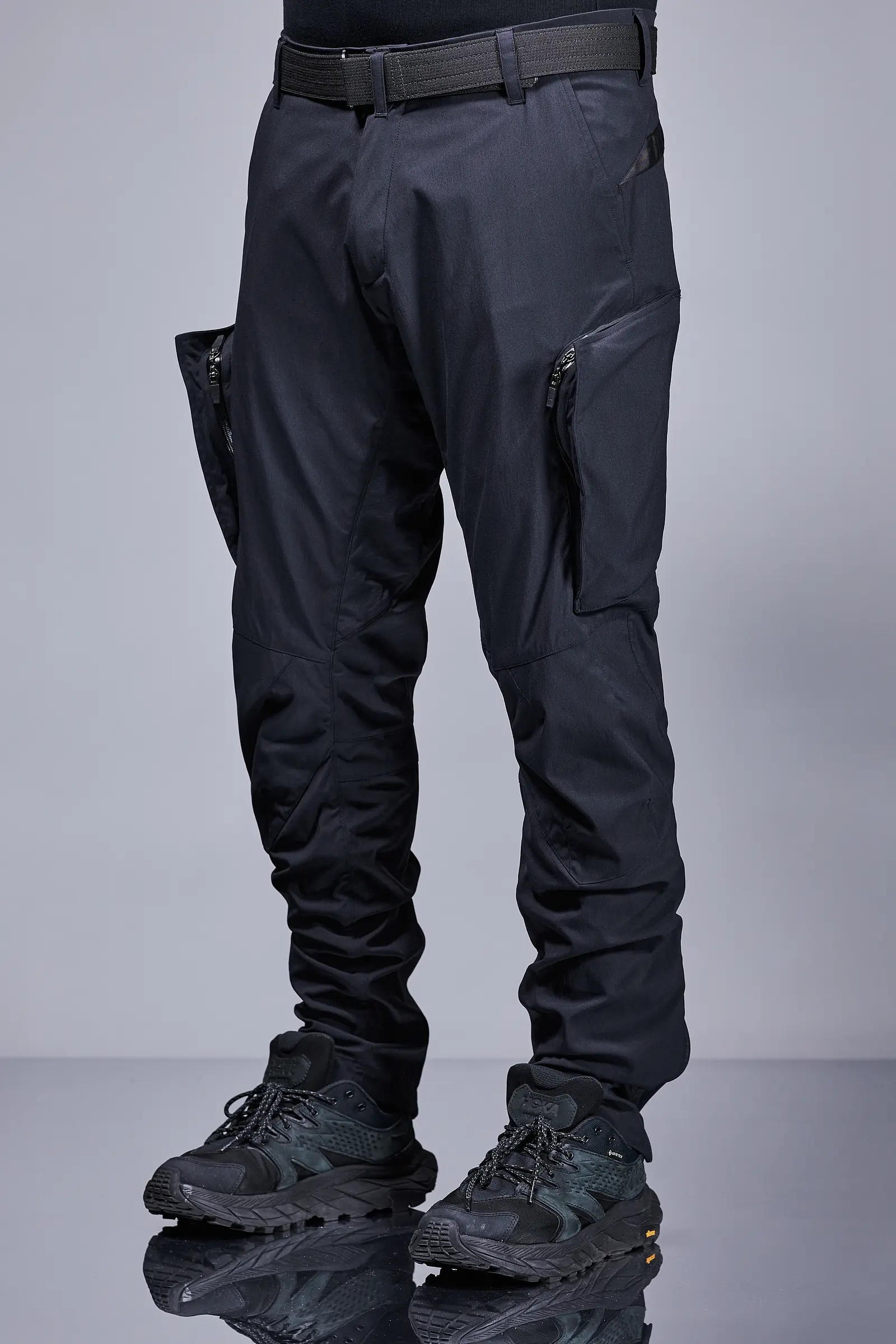 P10A-M Nylon Stretch  Articulated Cargo Pant Black - 21