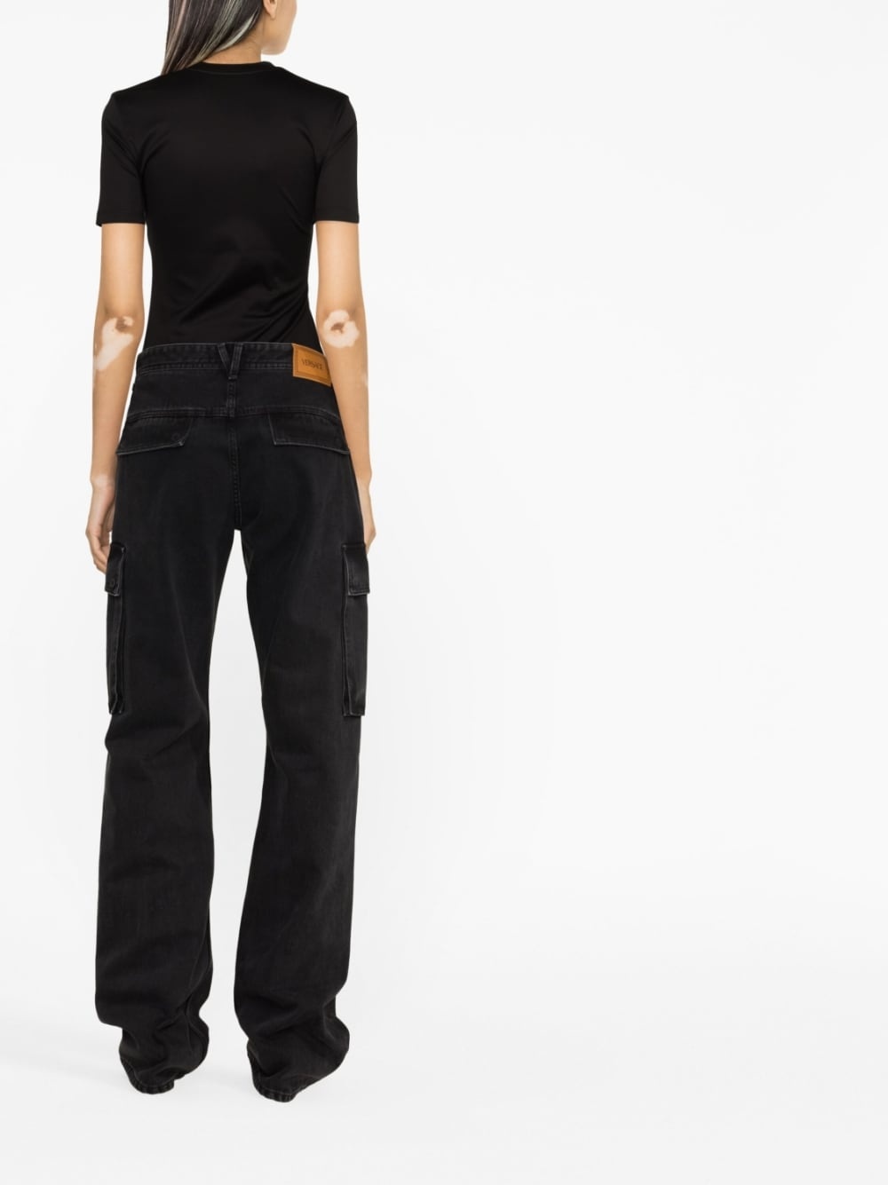 Crystal Medusa logo cotton T-shirt - 4
