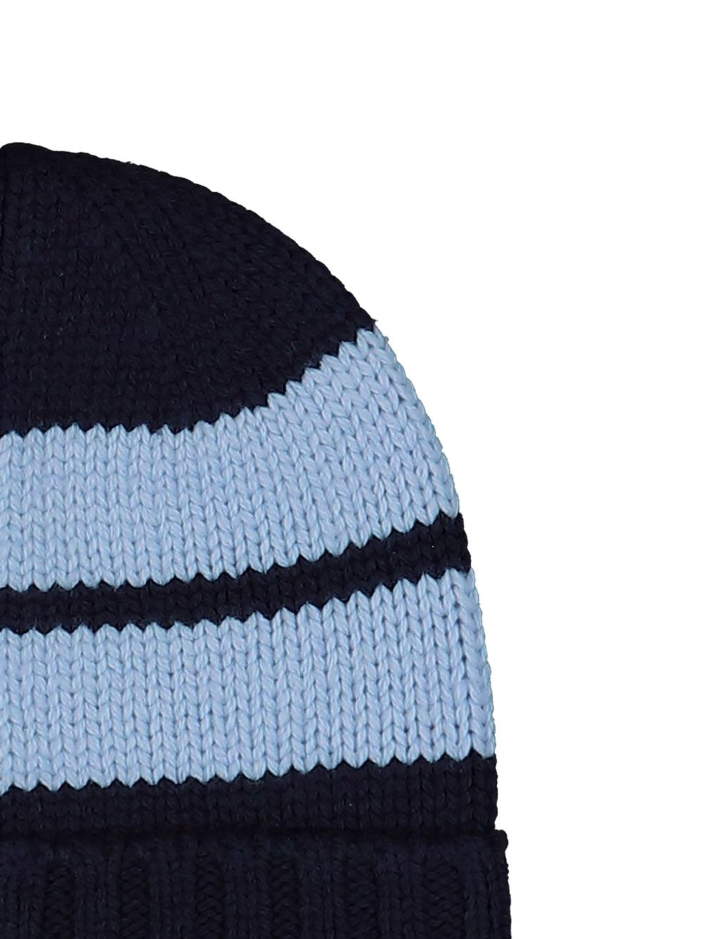 striped-pattern beanie - 3