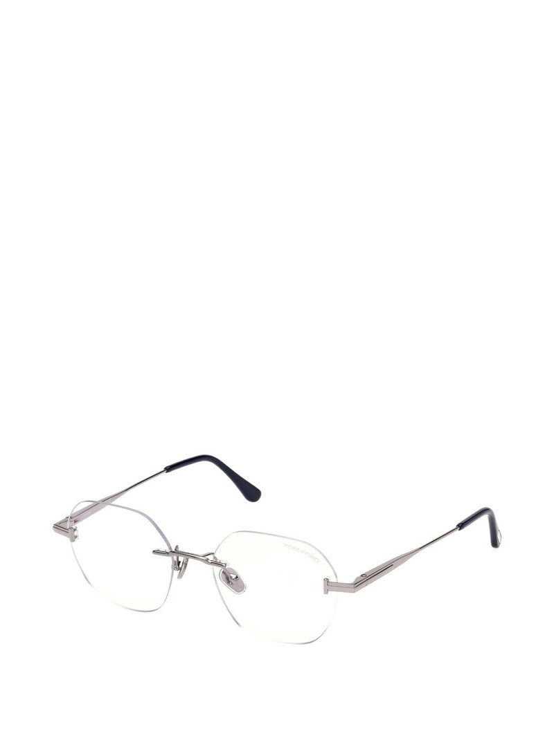 TOM FORD rimless oval-frame glasses outlook