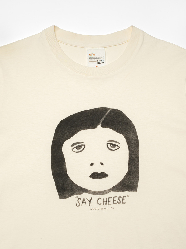 Joni Say Cheese T-Shirt Ecru - 3
