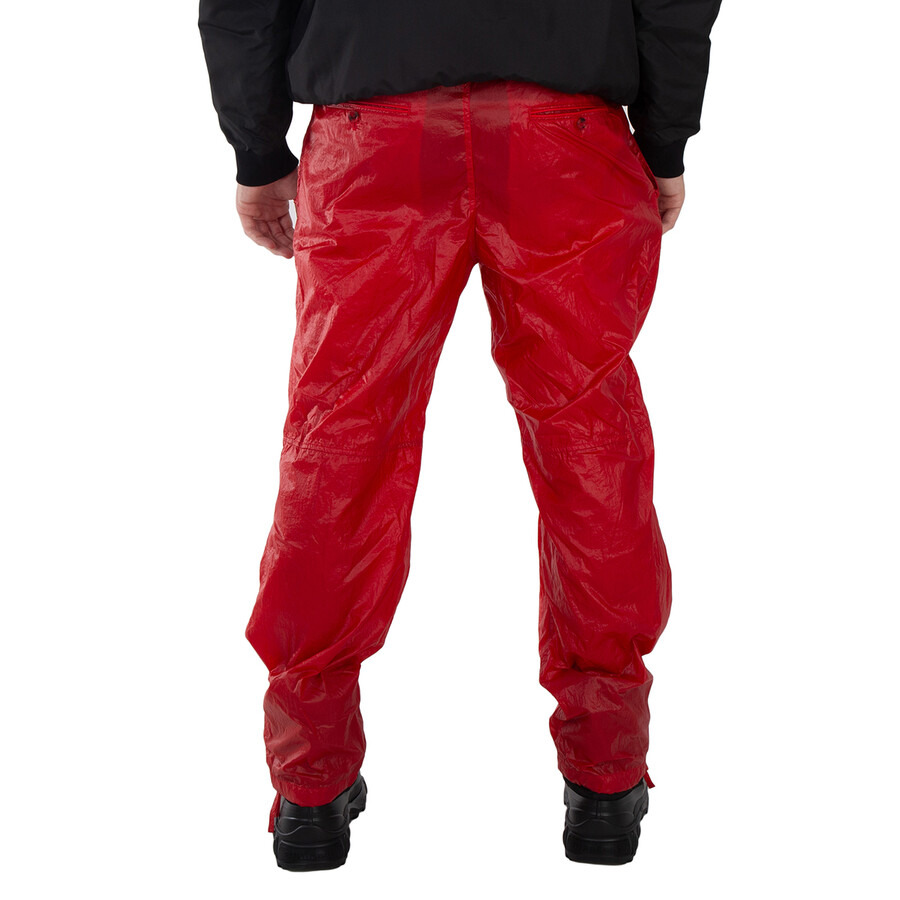 Ferragamo Red Nylon Cargo Pants - 6