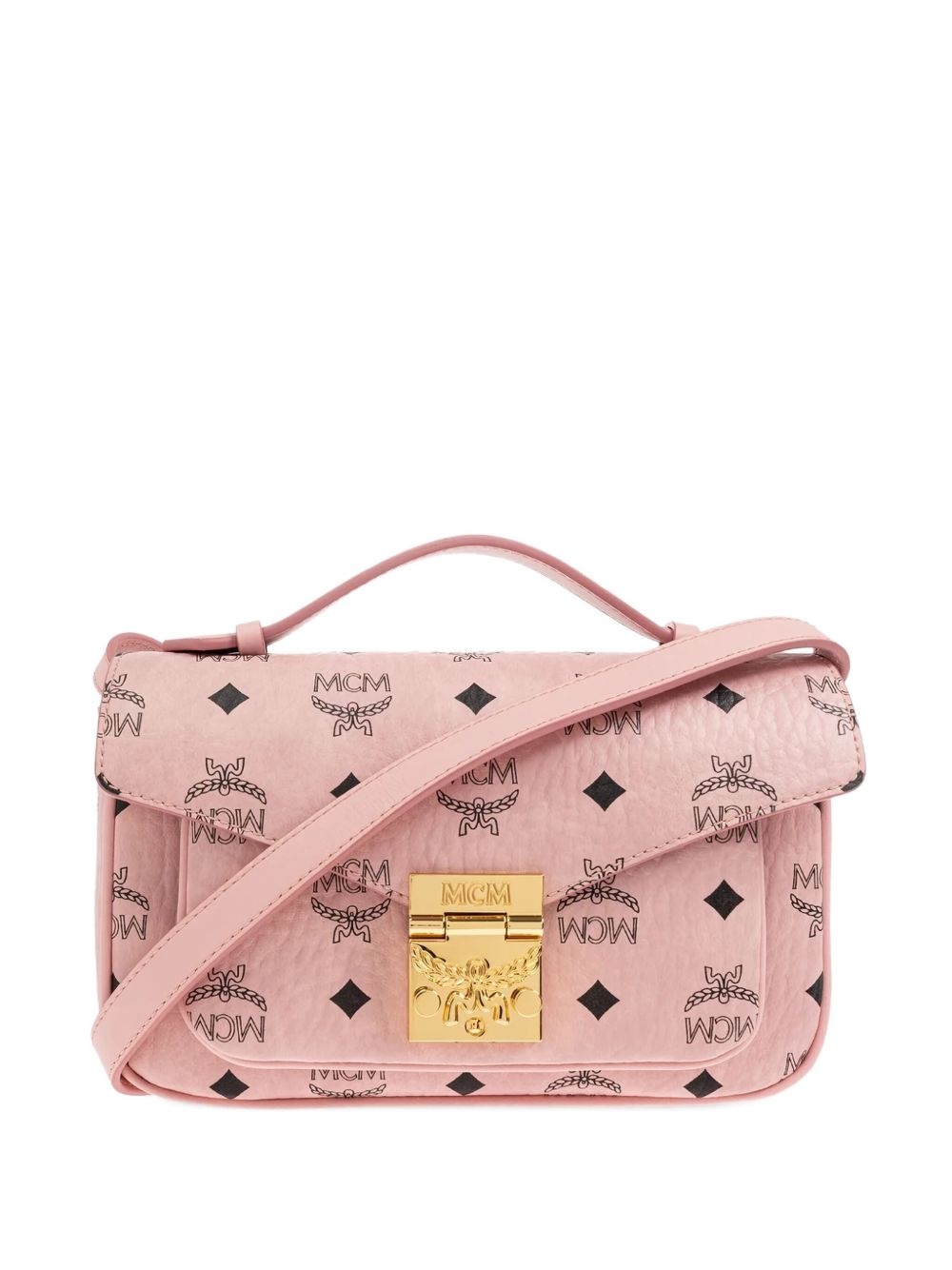 monogram flap crossbody bag - 1
