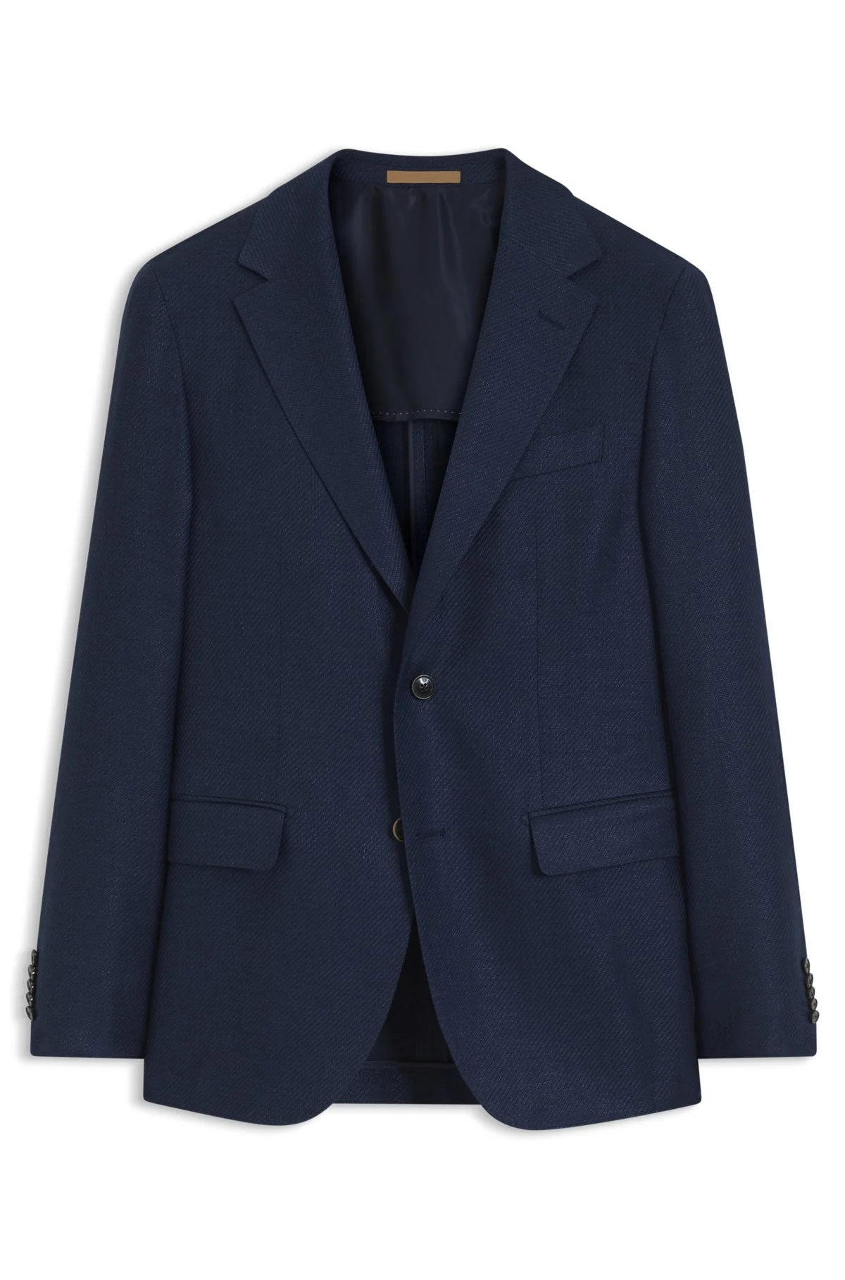 REGULAR-FIT JACKET IN WOOL, LINEN, SILK, AND CASHMERE - 1