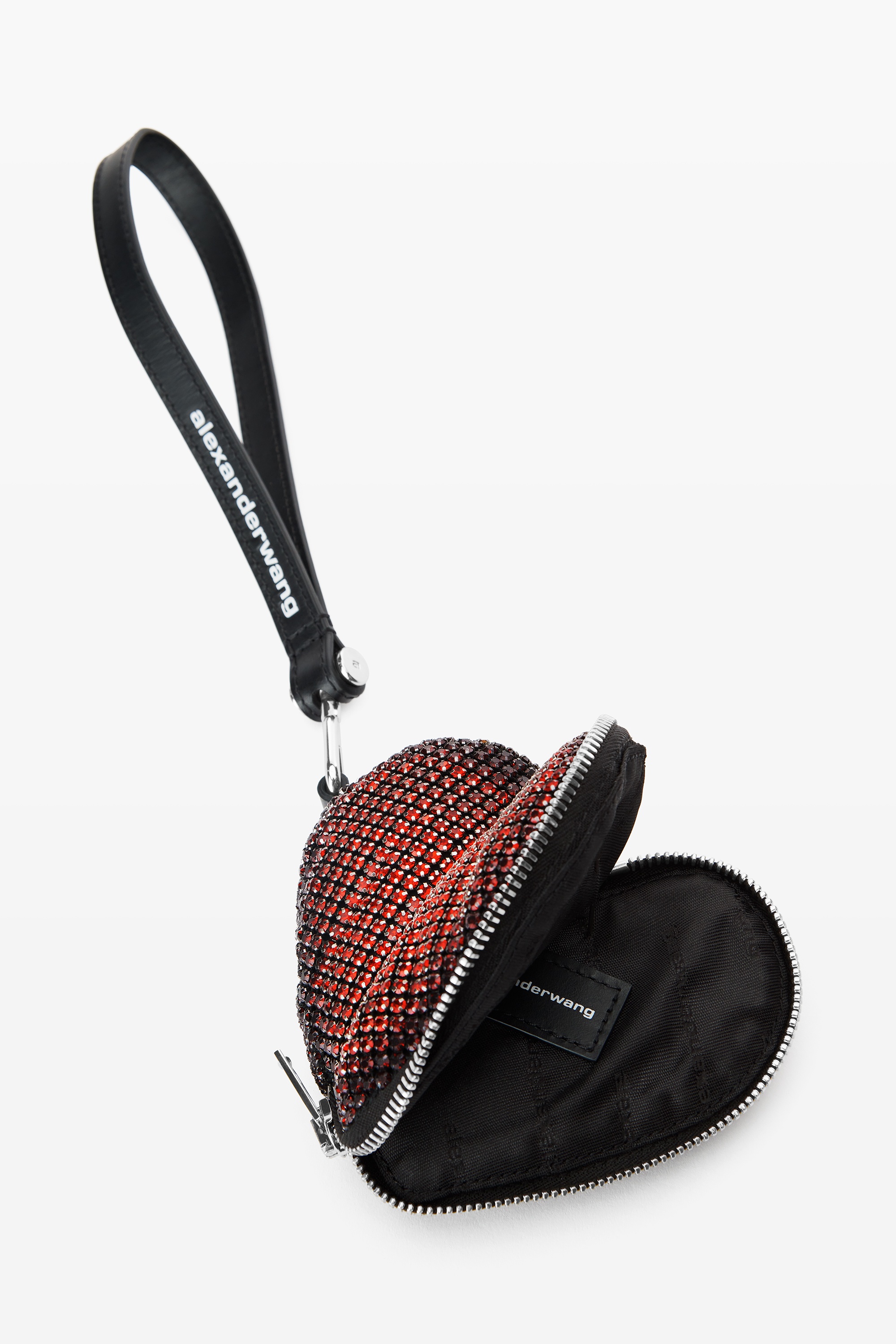 Crystal Mesh Heart Wristlet - 5