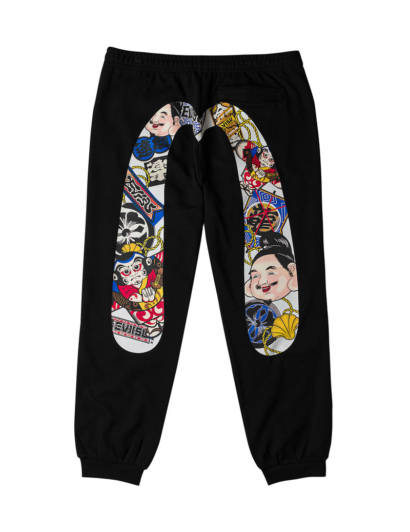 Japanese Kite Daicock Printed Sweatpants 10