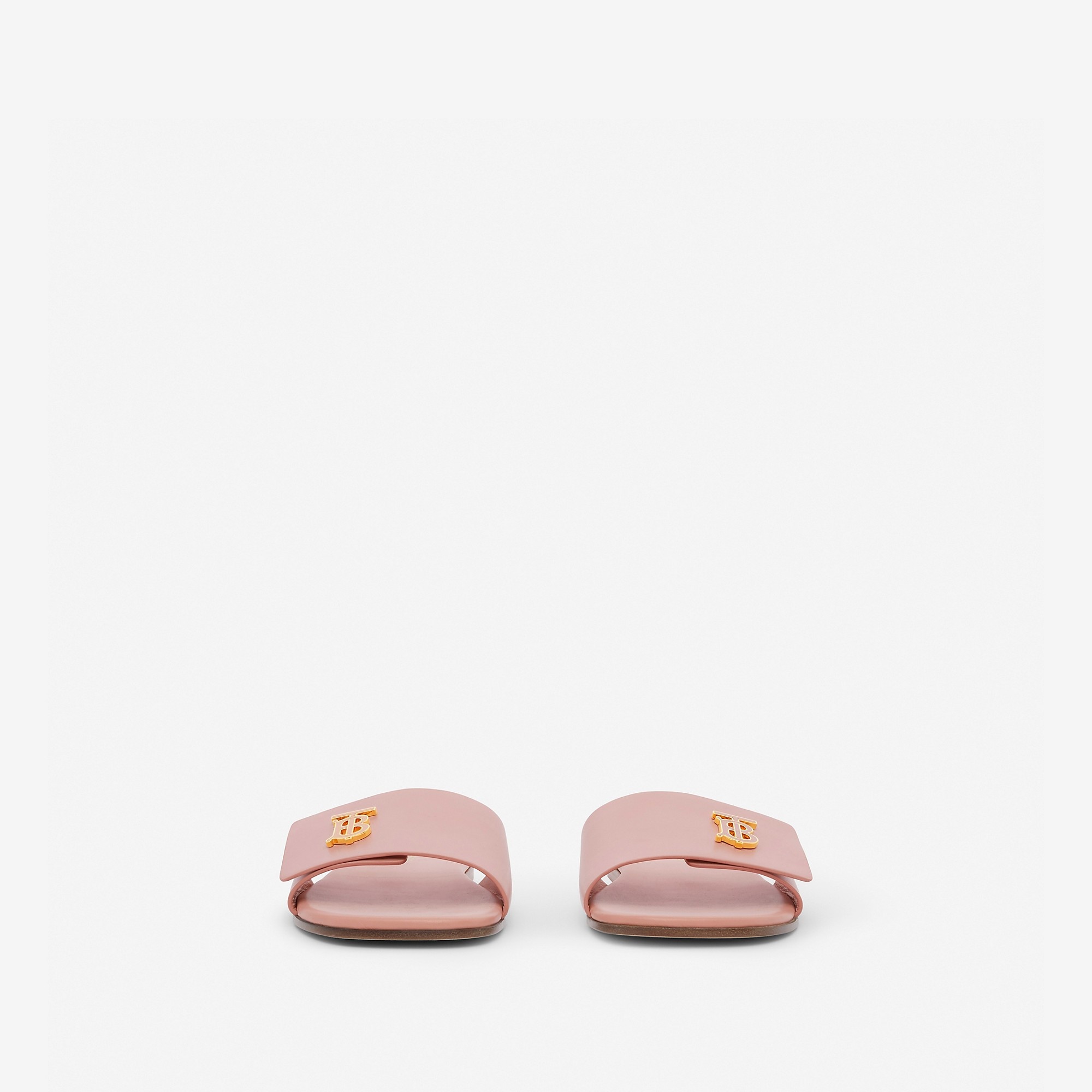Monogram Motif Leather Slides - 2