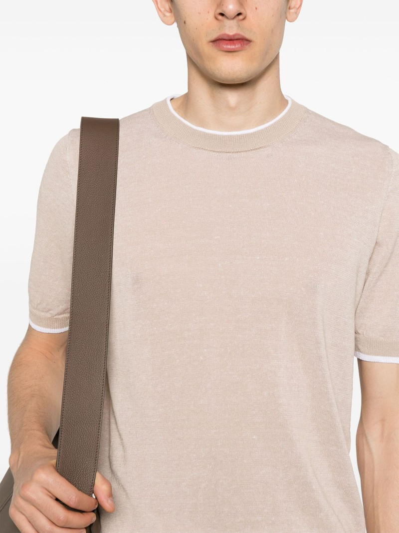 mélange-effect T-shirt 5