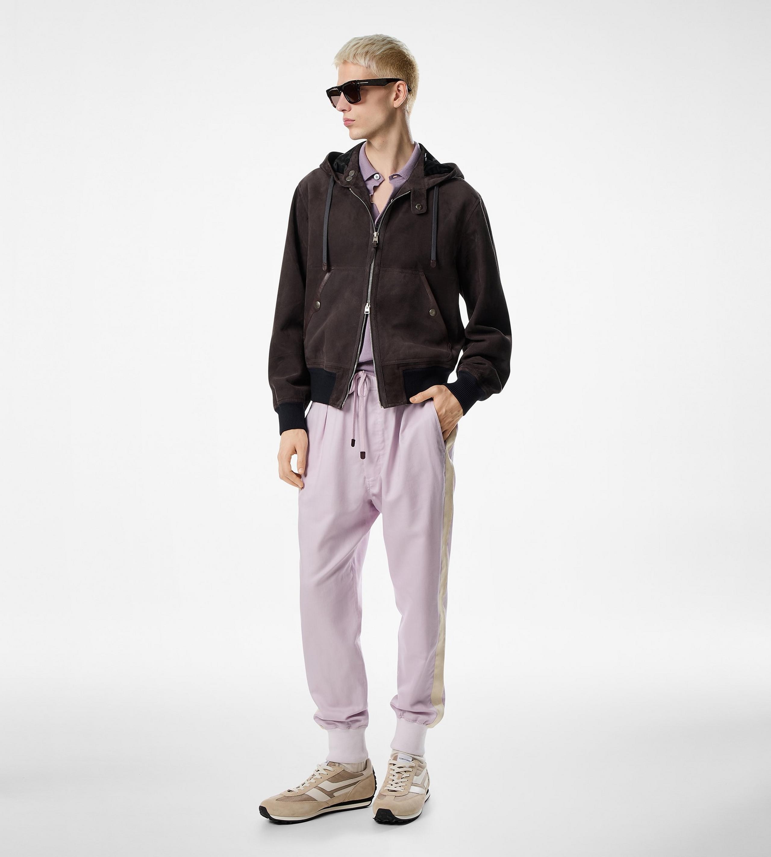 SUEDE HOODED BLOUSON - 2