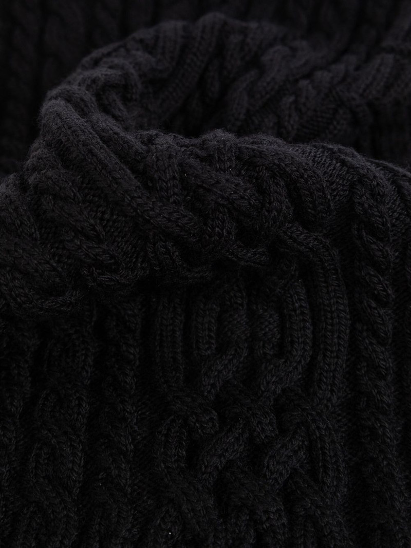 cable-knit virgin-wool scarf 3