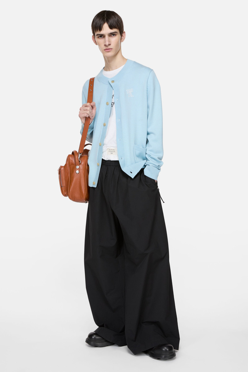 Acne Studios Crewneck cardigan - Ice blue outlook