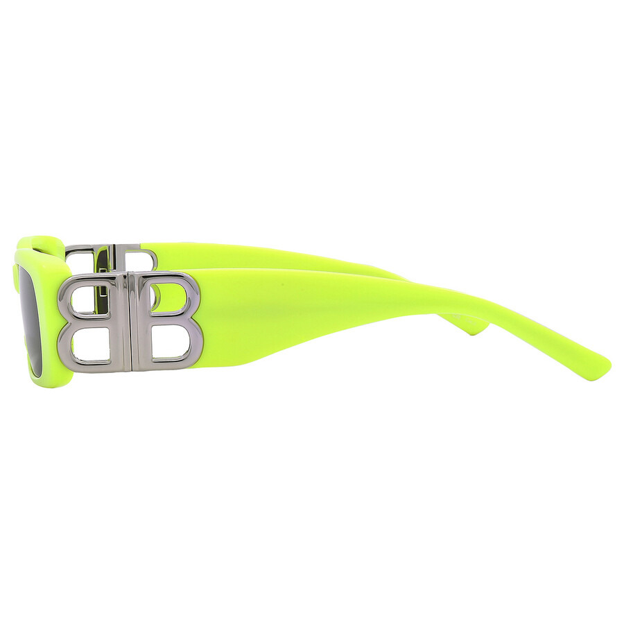 Balenciaga Grey Rectangular Ladies Sunglasses BB0096S 008 51 - 4