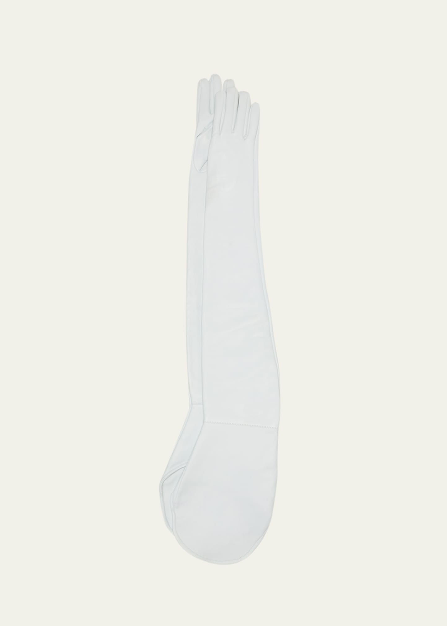 Patent Leather Shoulder Gloves - 1