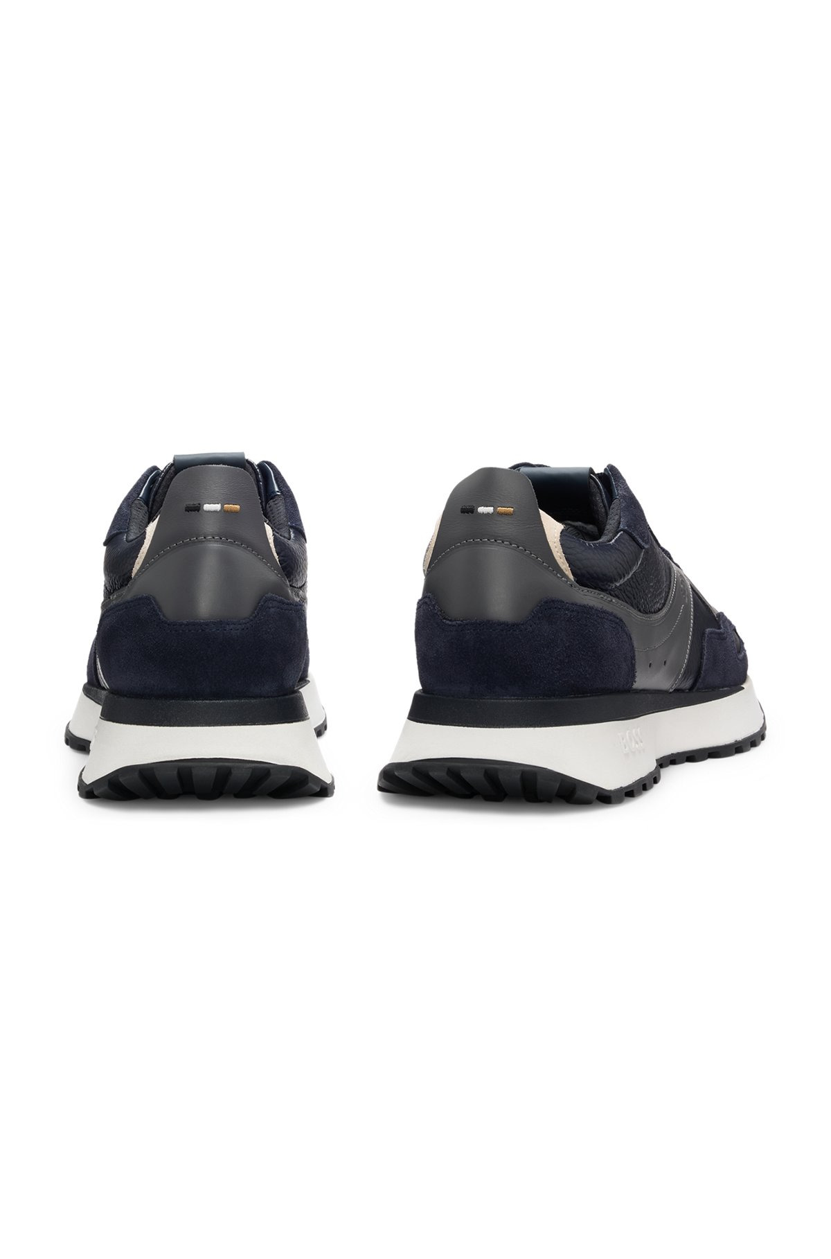 TRAINERS IN TUMBLED LEATHER WITH SUPPORTIVE OUTSOLE - 5