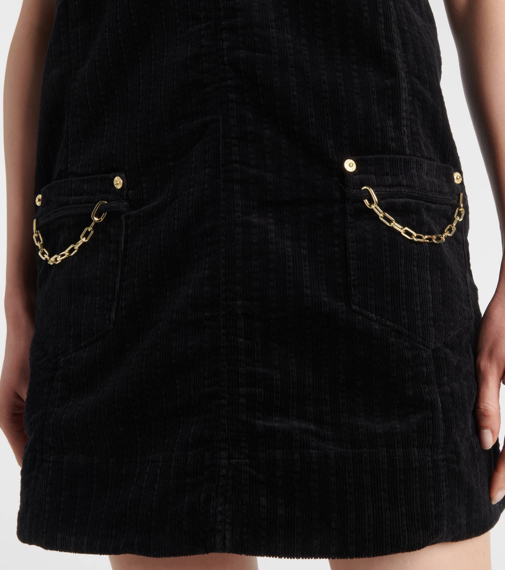 Cotton corduroy minidress - 5