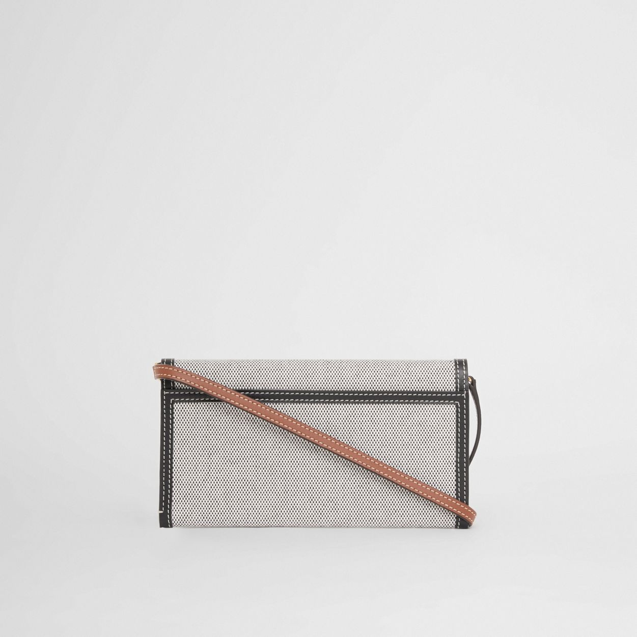 Horseferry Print Canvas Phone Case with Strap - 8
