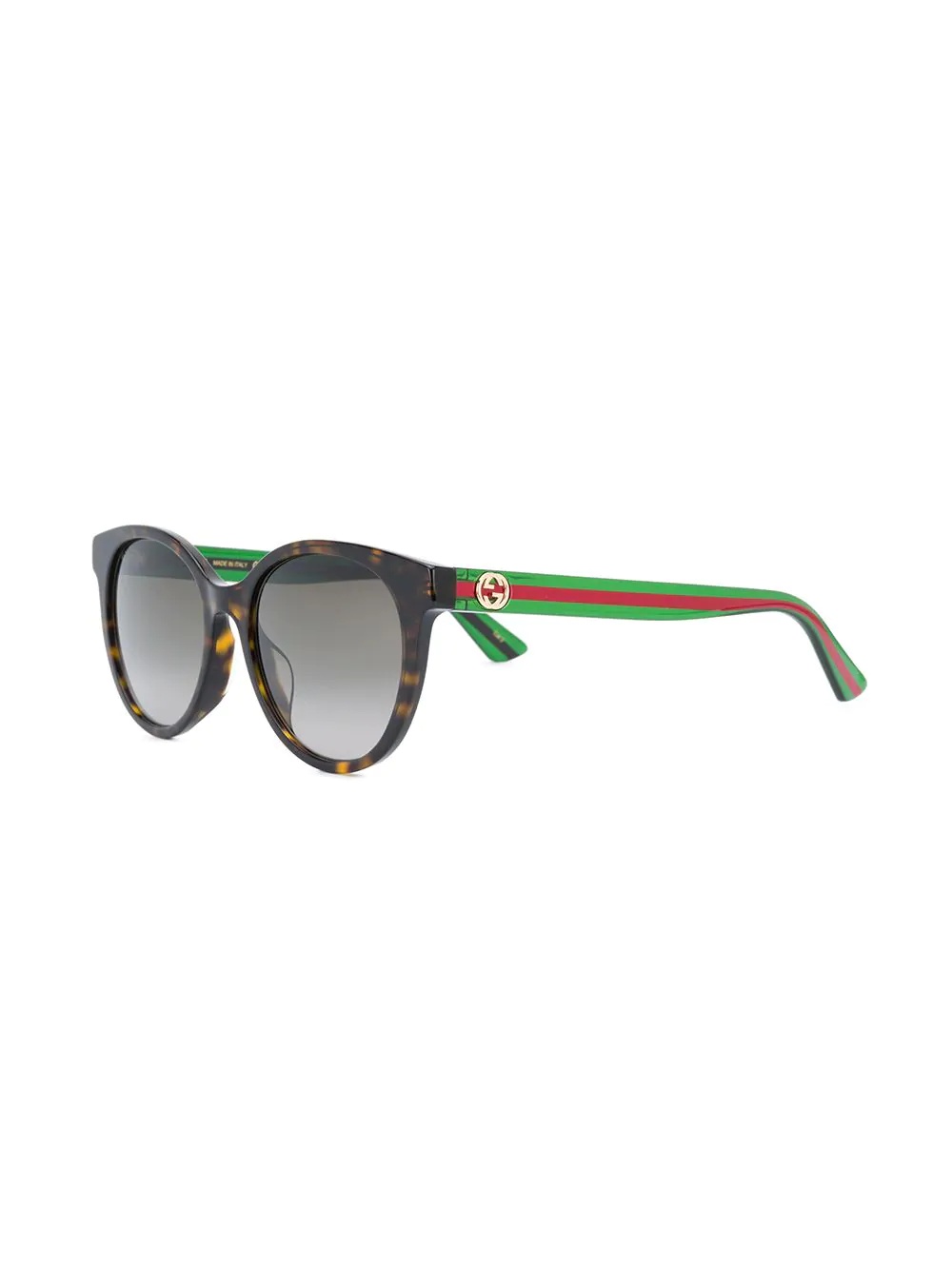 signature Web-stripe tortoiseshell sunglasses - 2