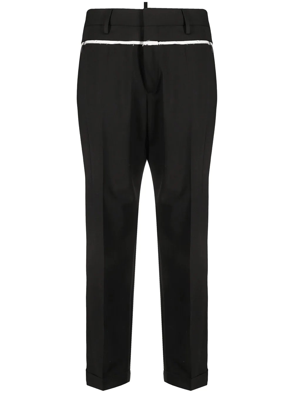 high-waisted tapered trousers - 1