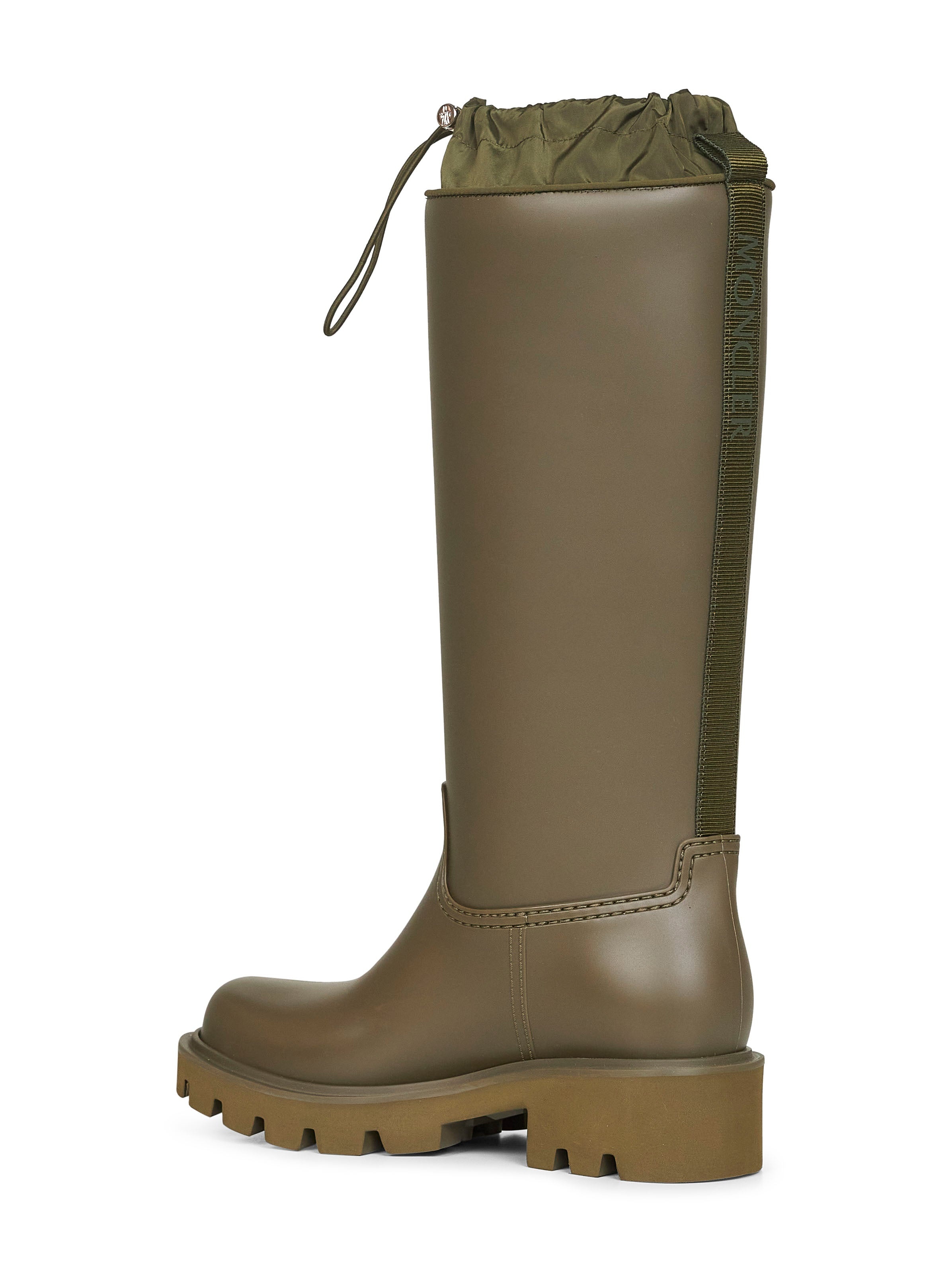 Olive green Kickstream High rain boots - 3