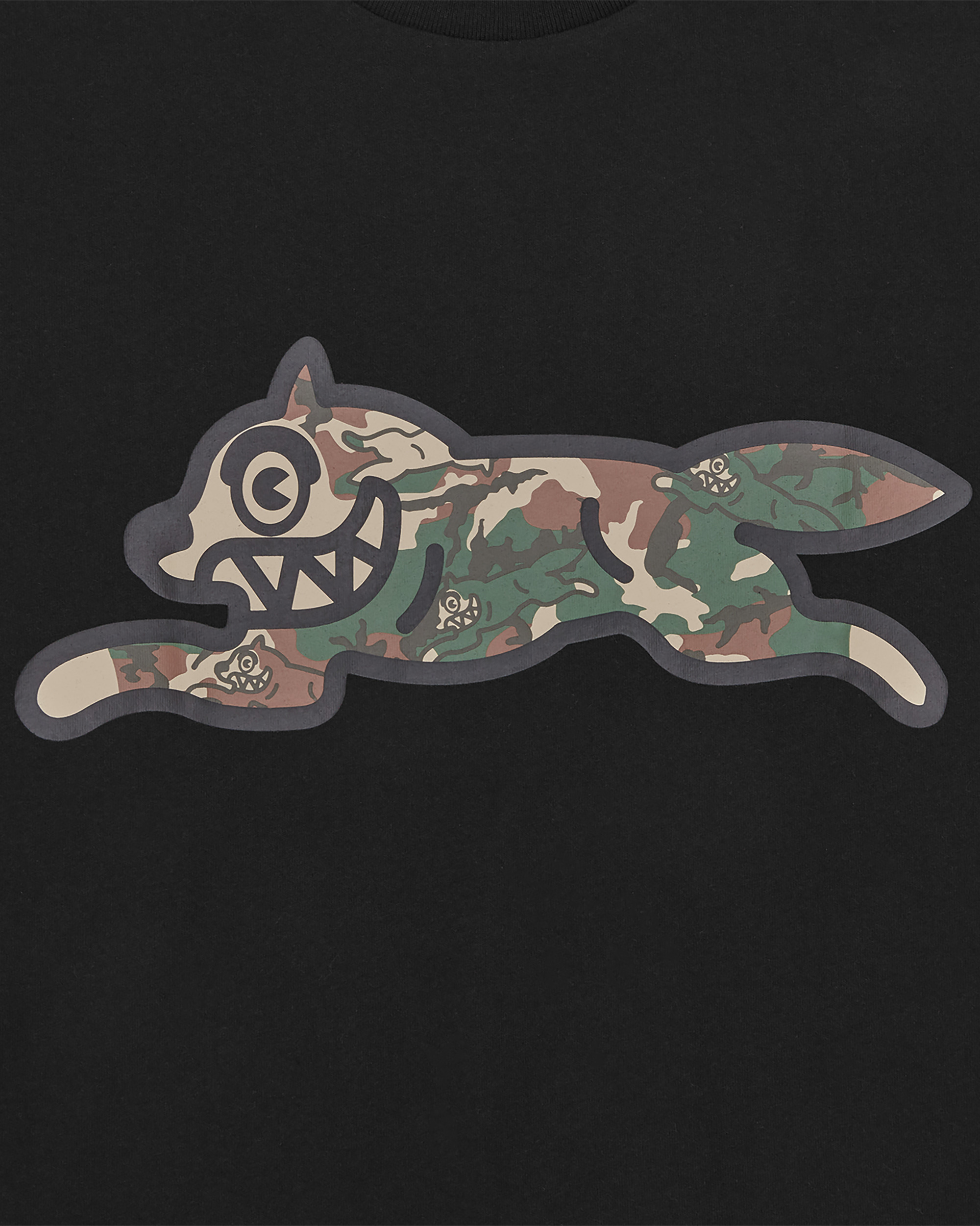 WOODLAND CAMO RUNNING DOG T-SHIRT - 3