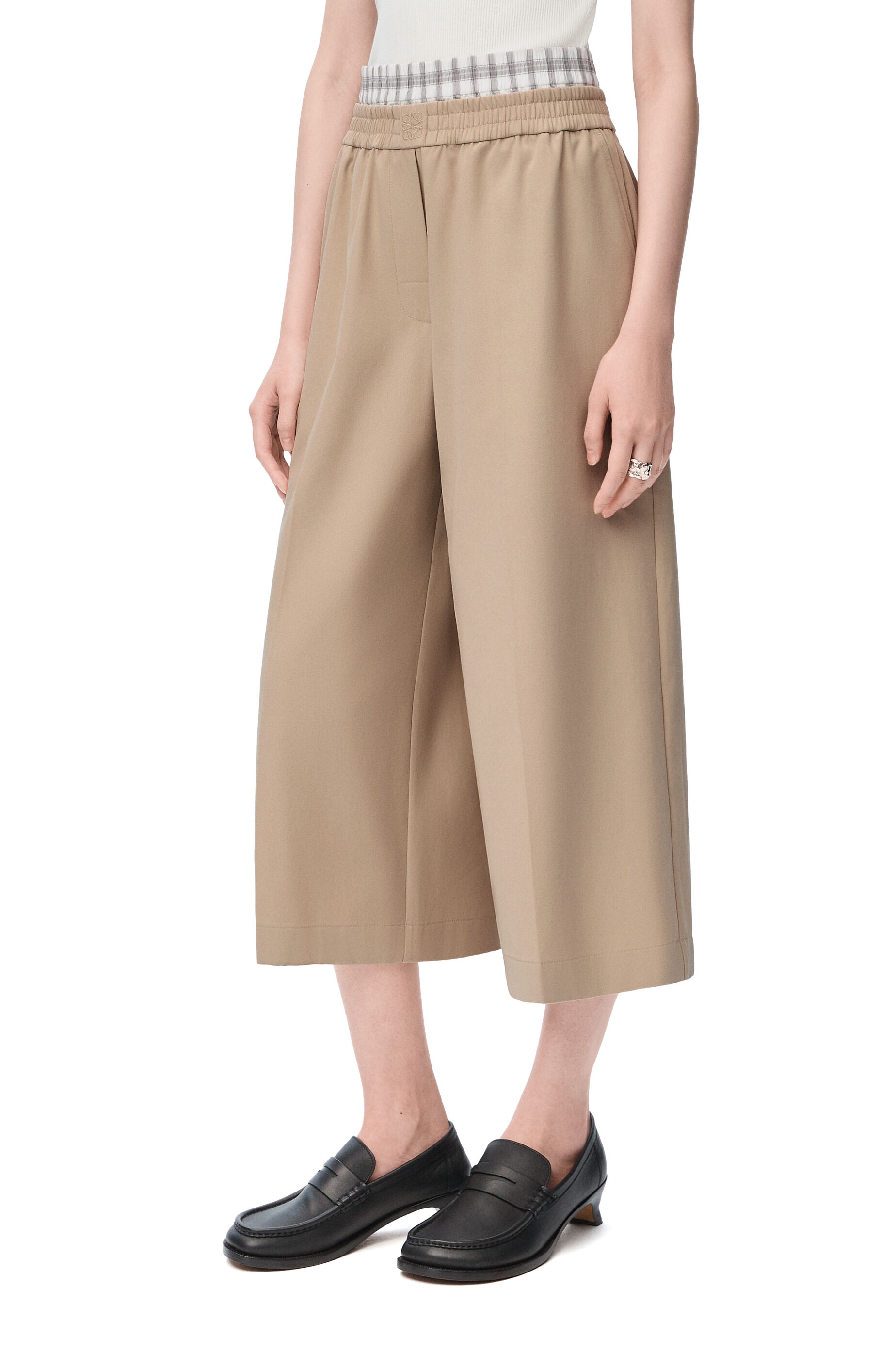 Cropped trousers in cotton - 3
